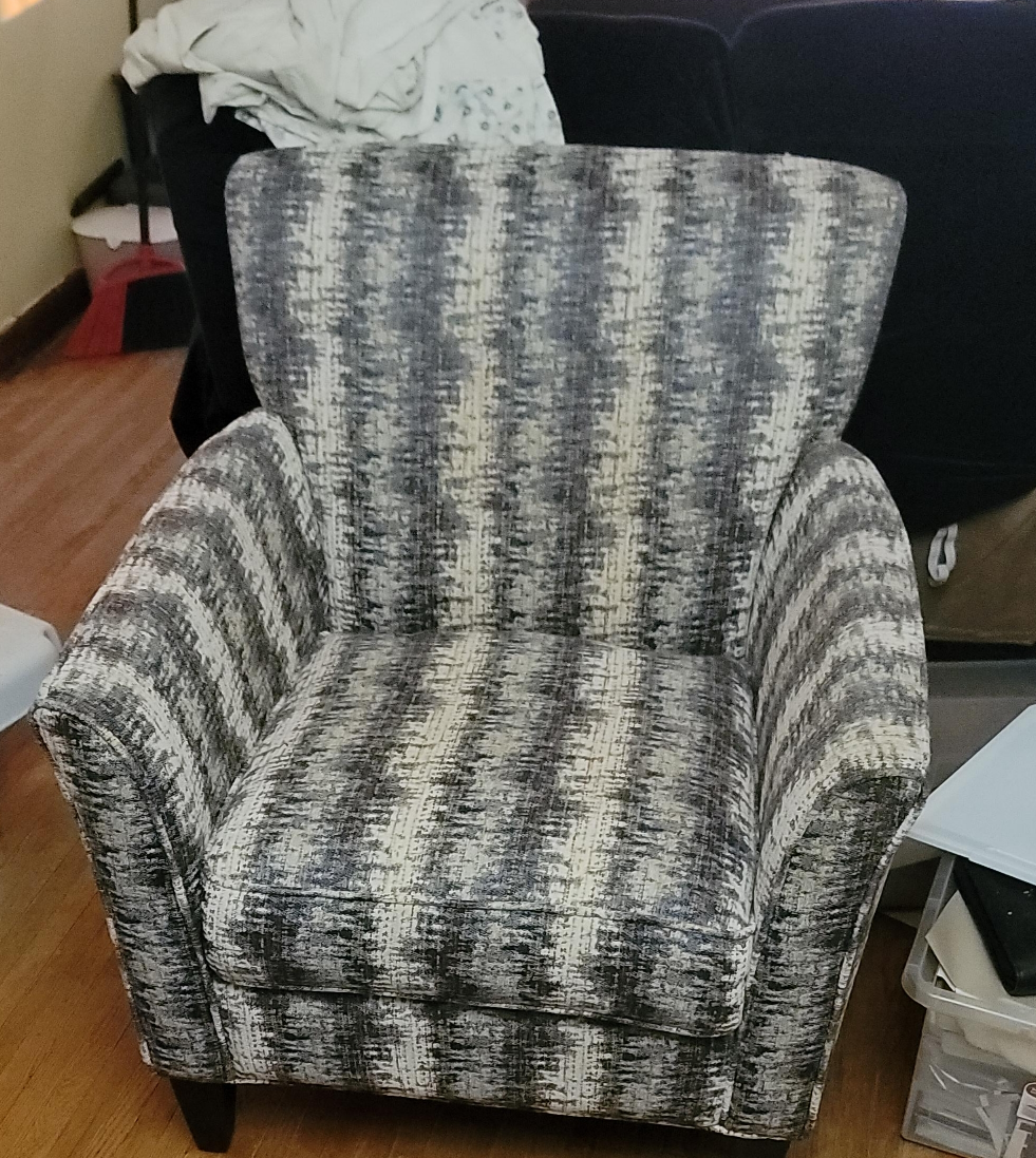 Patterned Accent Chair thumbnail