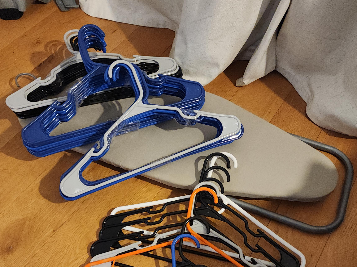 Ironing Board and Clothes Hangers thumbnail