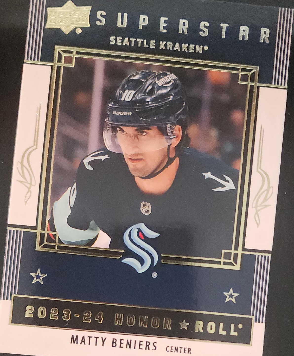 Matty Beniers 2023-24 Upper Deck Honor Roll Card