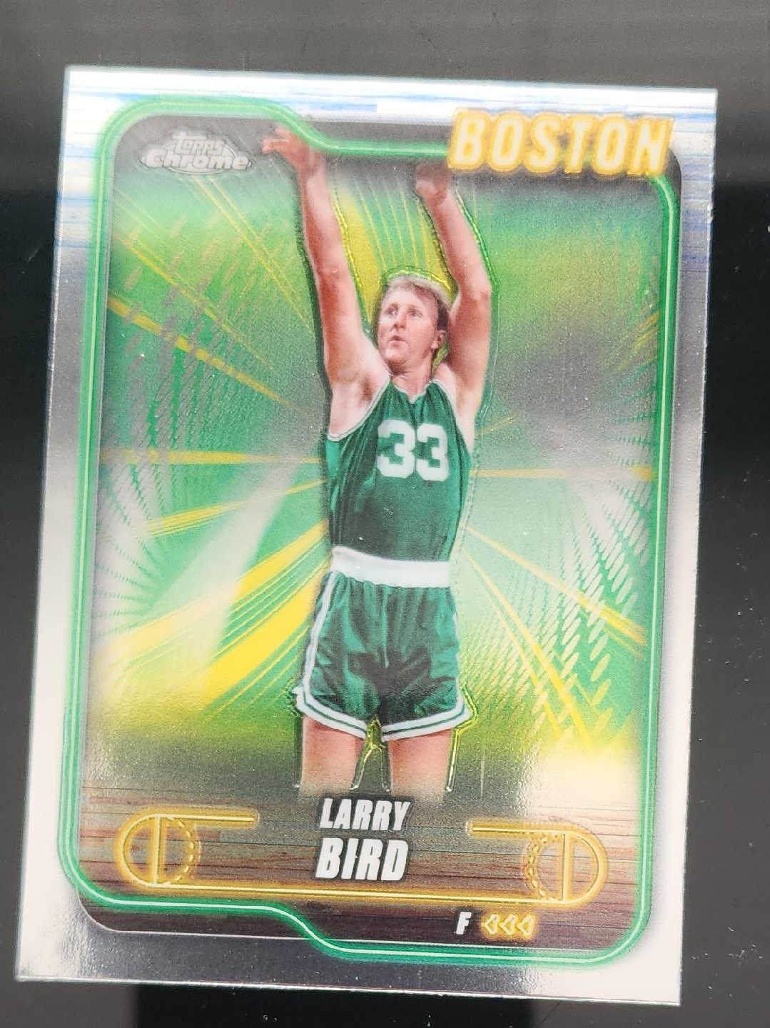 Larry Bird Topps Chrome Basketball Card thumbnail