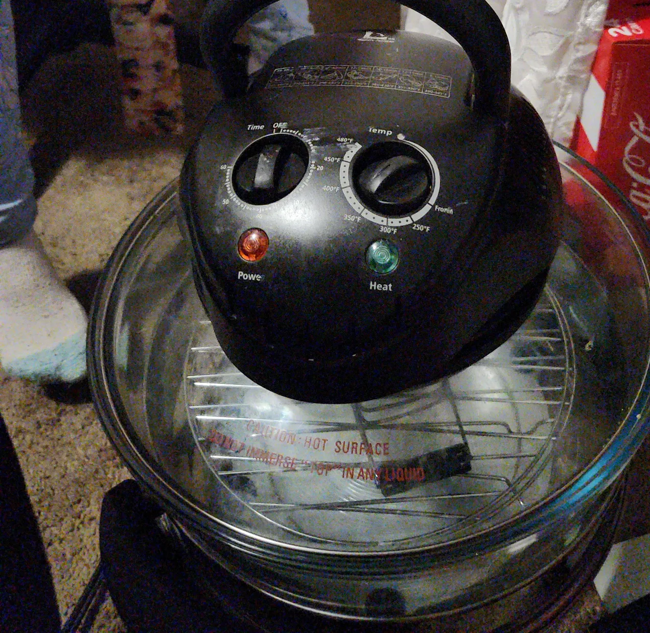 Black Air Fryer Oven