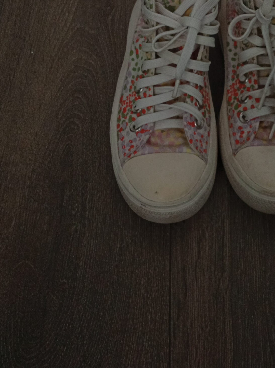 Converse All Star Move Platform Floral High Top - Size 6 thumbnail