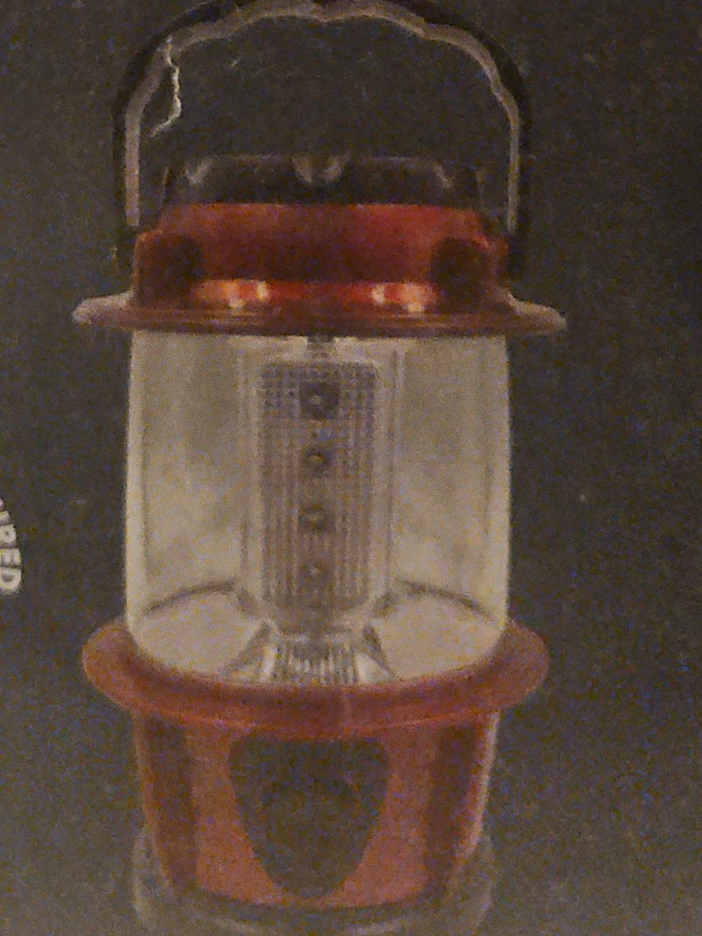 Red LED Camping Lantern thumbnail