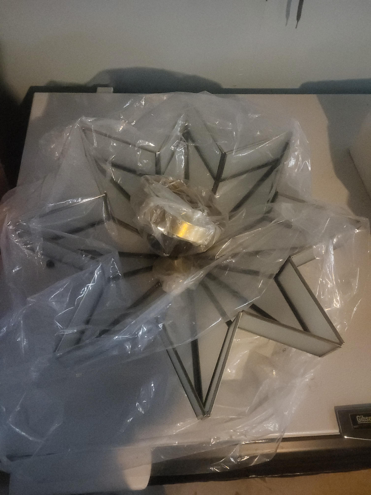 Star Shaped Ceiling Light Fixture