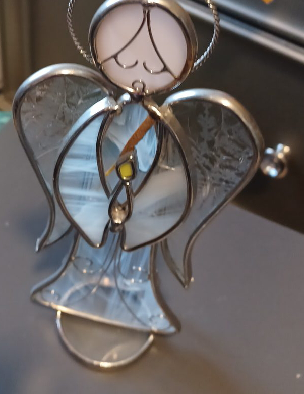 Stained Glass Angel Figurine thumbnail