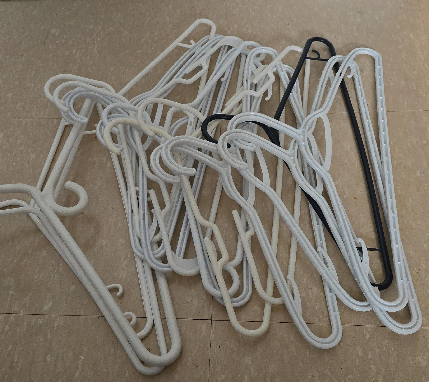 Clothes Hangers - White and Black