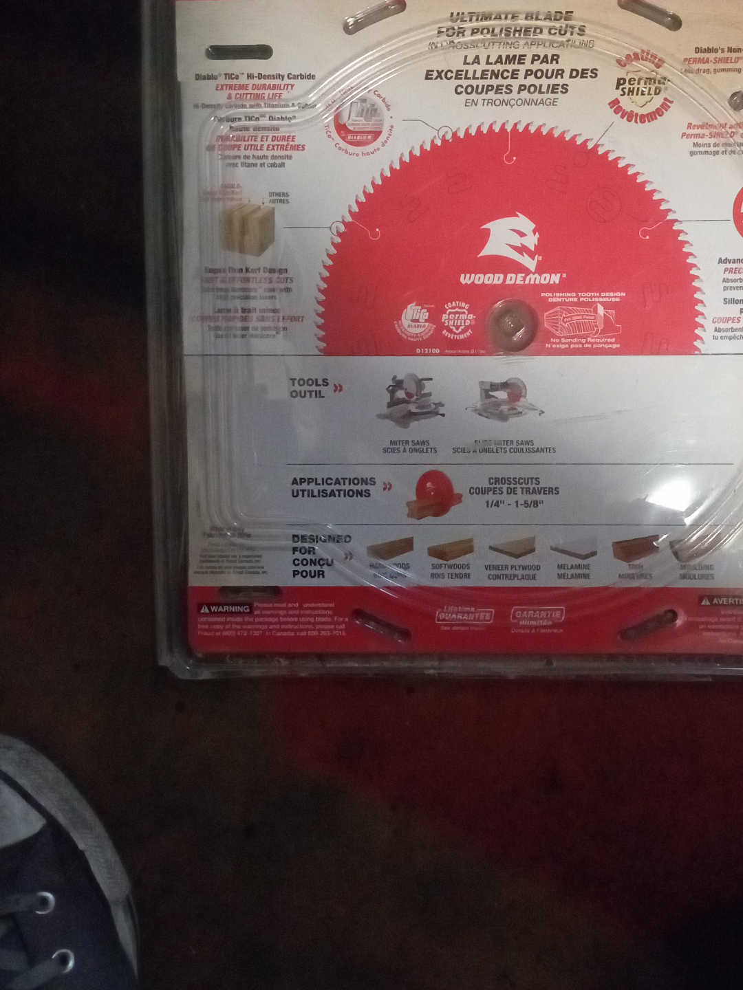 Diablo Wood Demon Saw Blade thumbnail