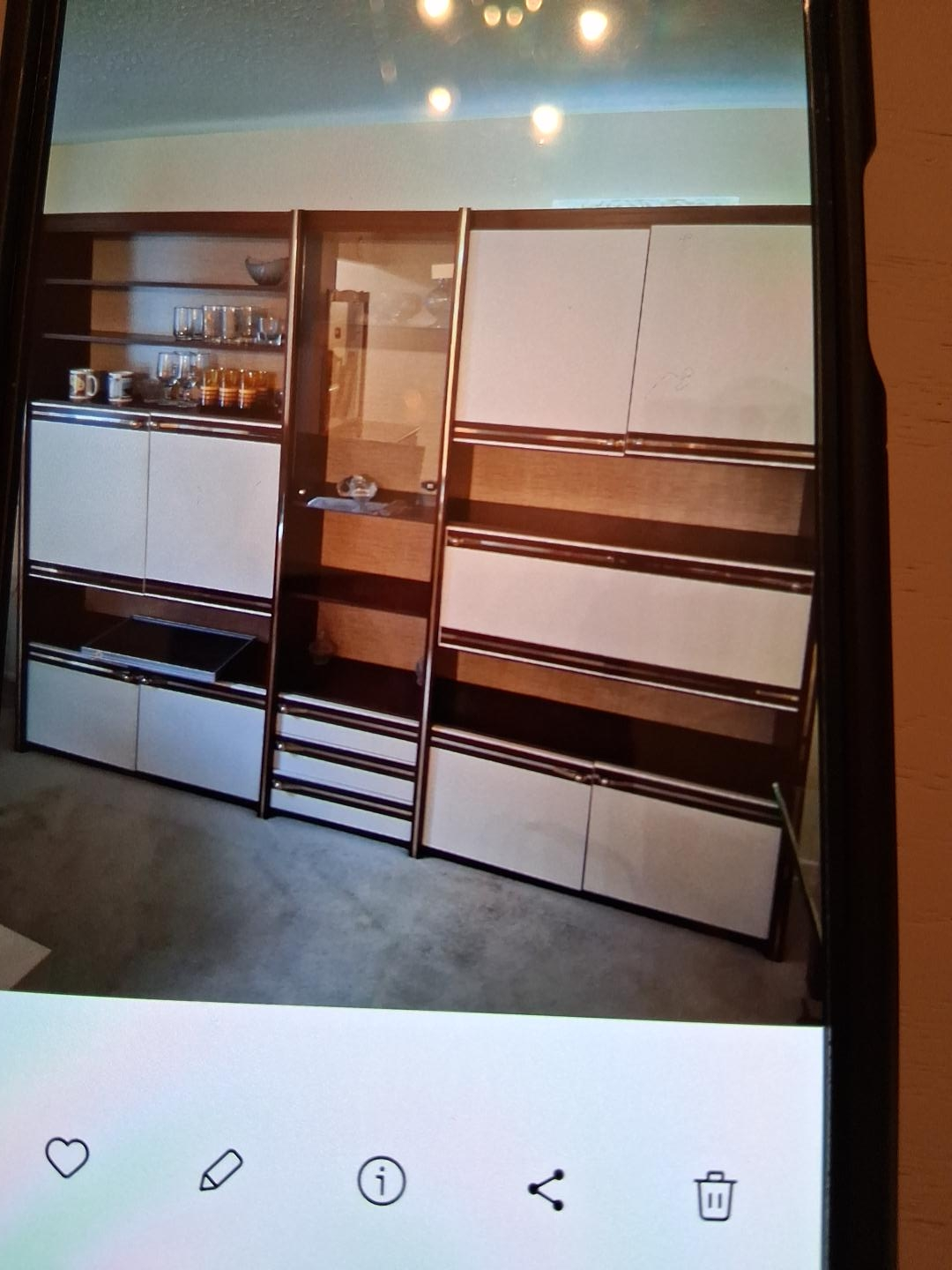 Wall Unit with Shelves and Cabinets thumbnail