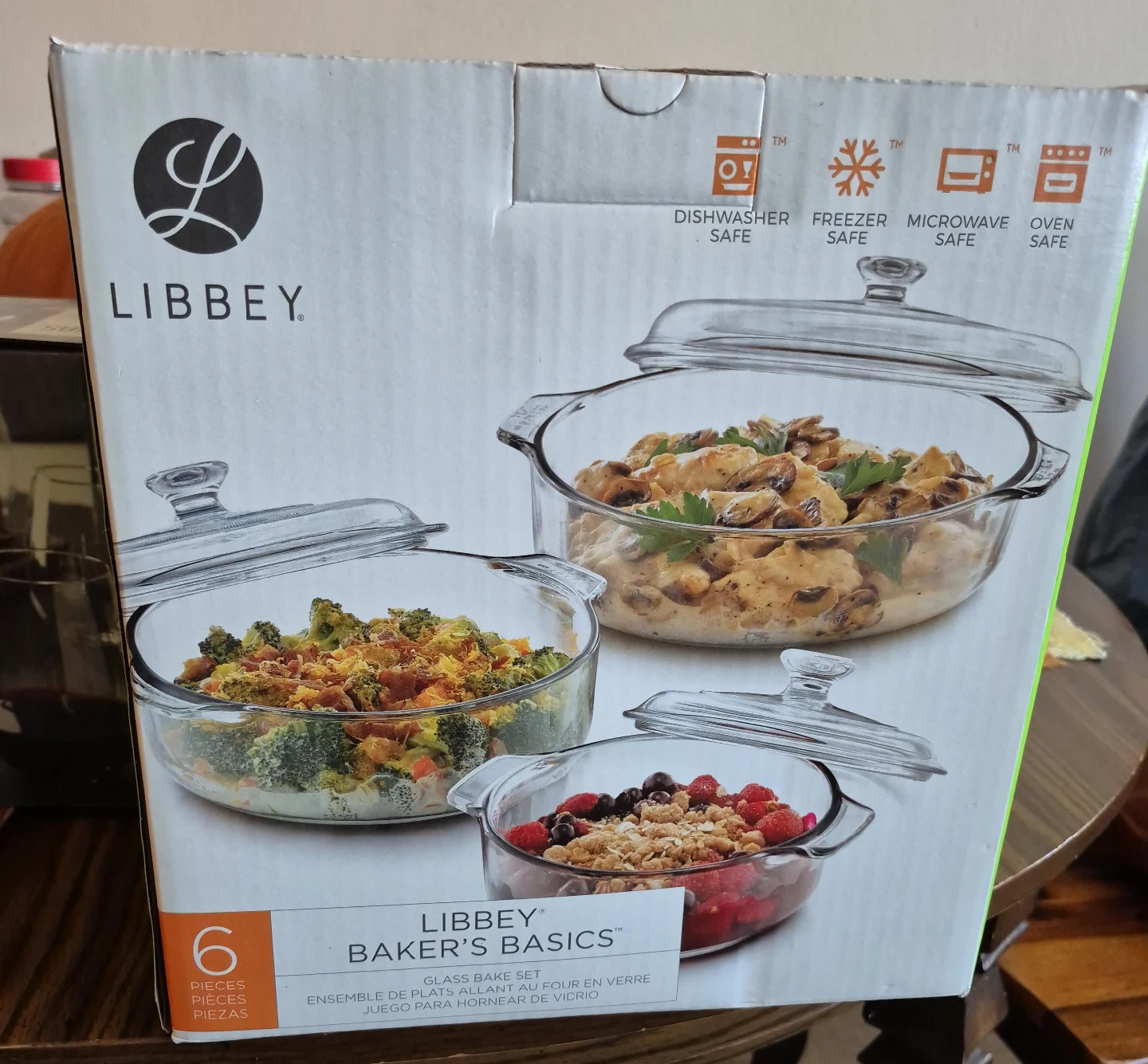 Libbey Baker's Basics 6-Piece Glass Bake Set