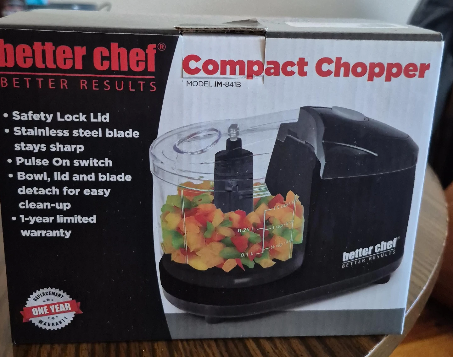 Better Chef Compact Chopper - Model IM-841B