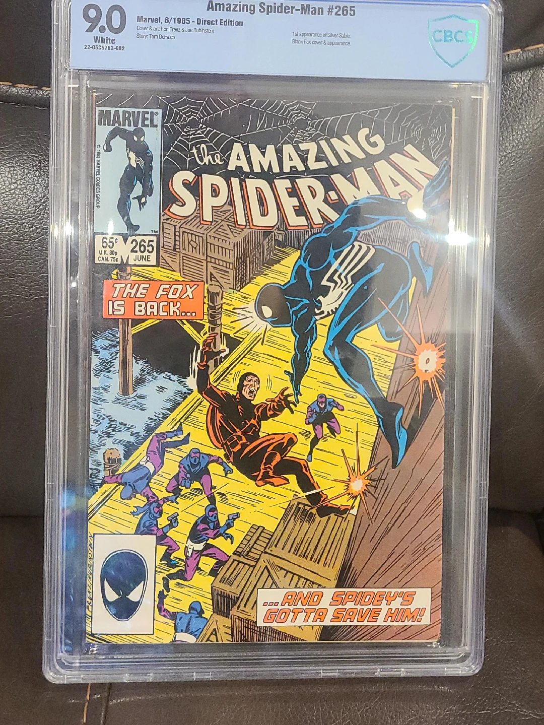 Amazing Spider-Man #265 CBCS 9.0 White thumbnail