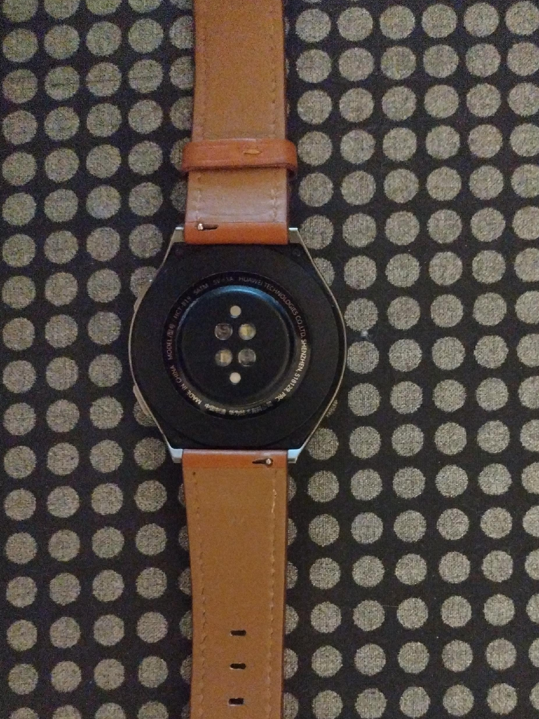 Huawei Smart Watch with Leather Strap thumbnail