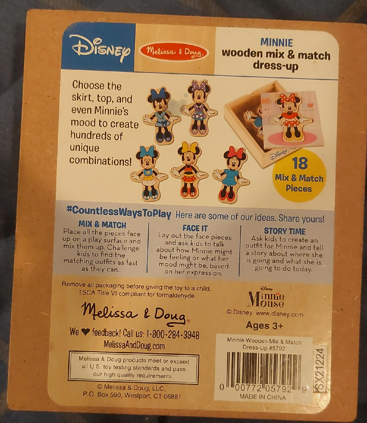Disney Melissa & Doug Minnie Dress-Up Puzzle thumbnail