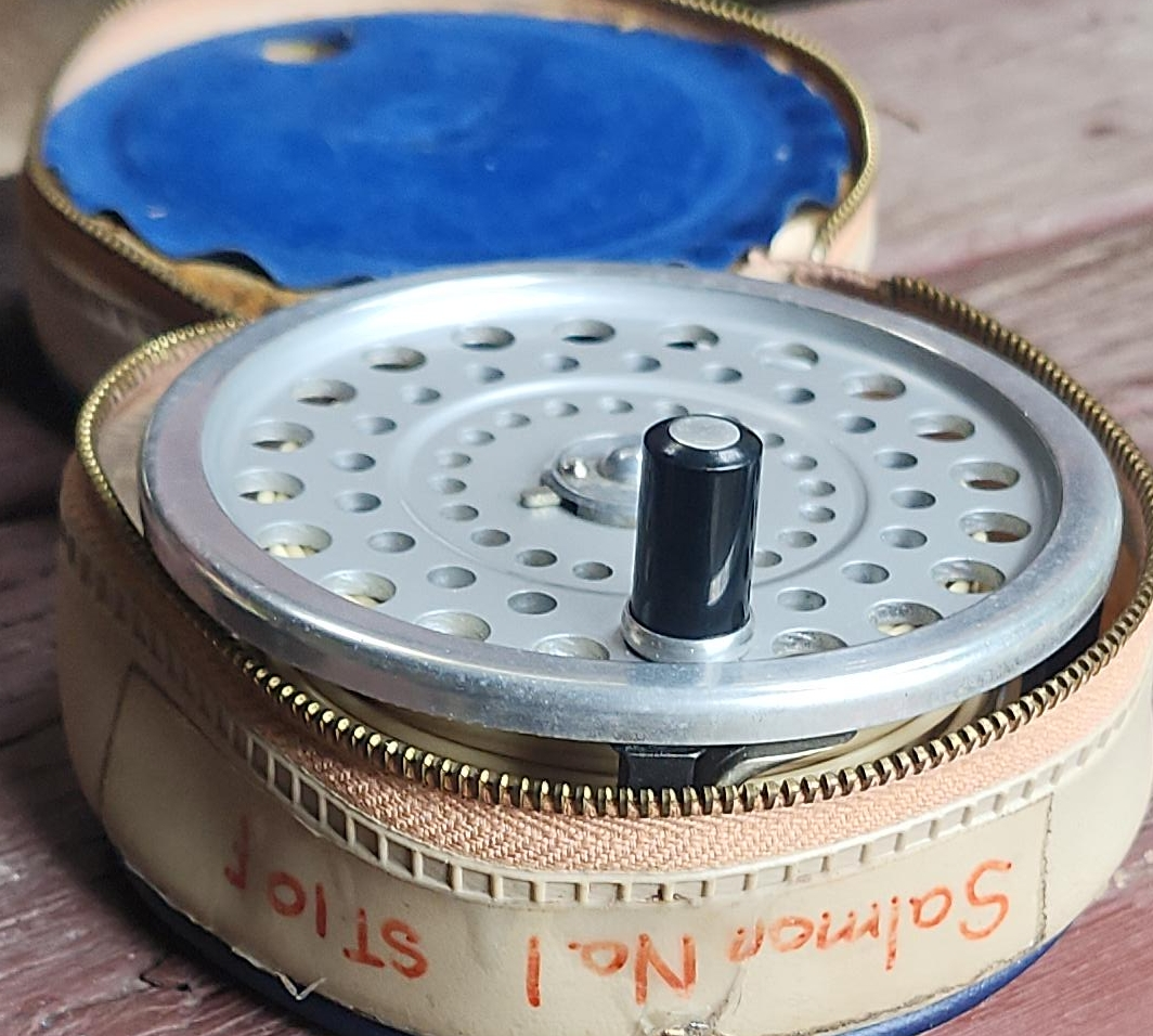 Vintage Salmon No. 1 St. John Fly Fishing Reel image indicator(1)