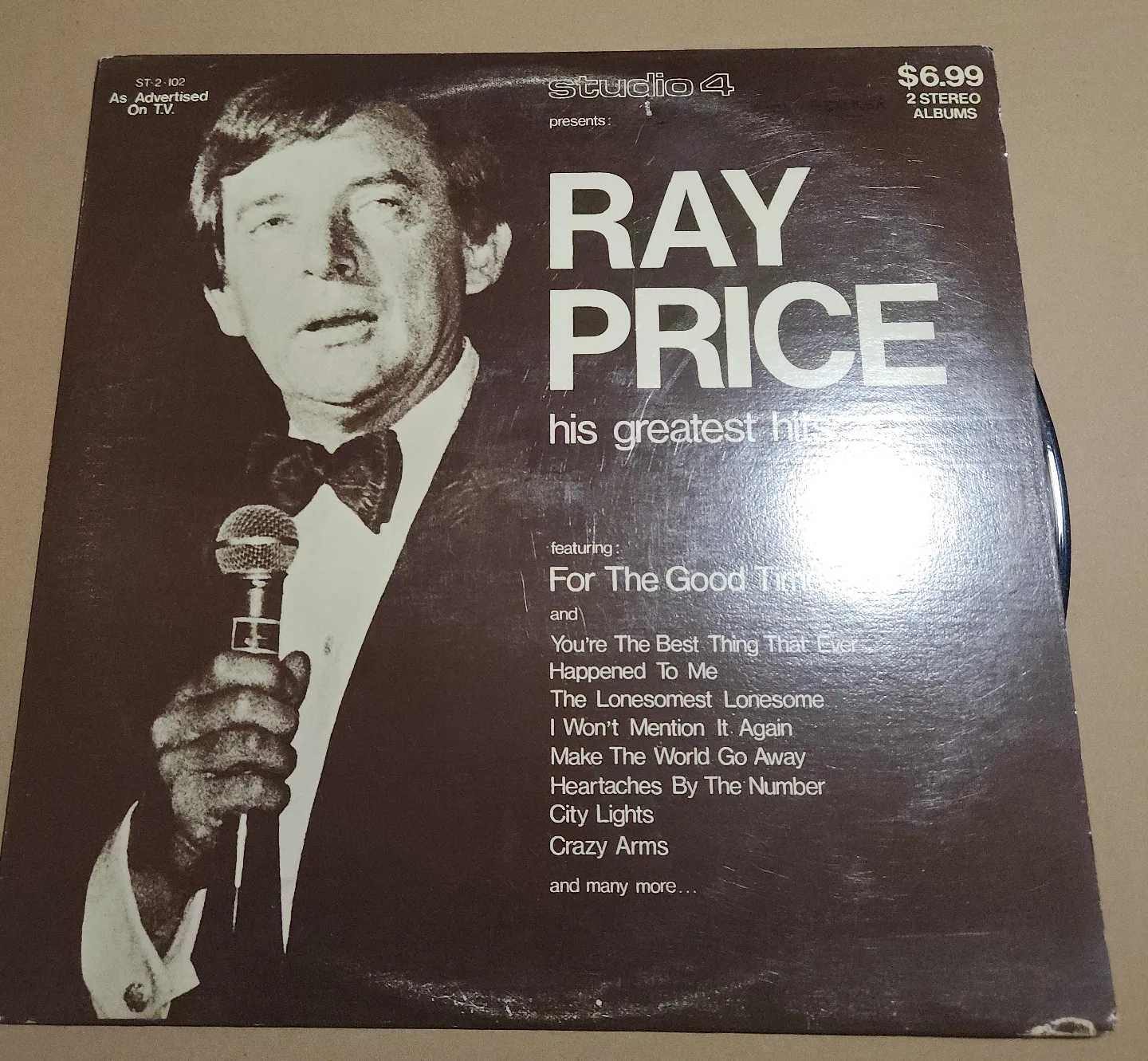Ray Price - His Greatest Hits Vinyl Record
