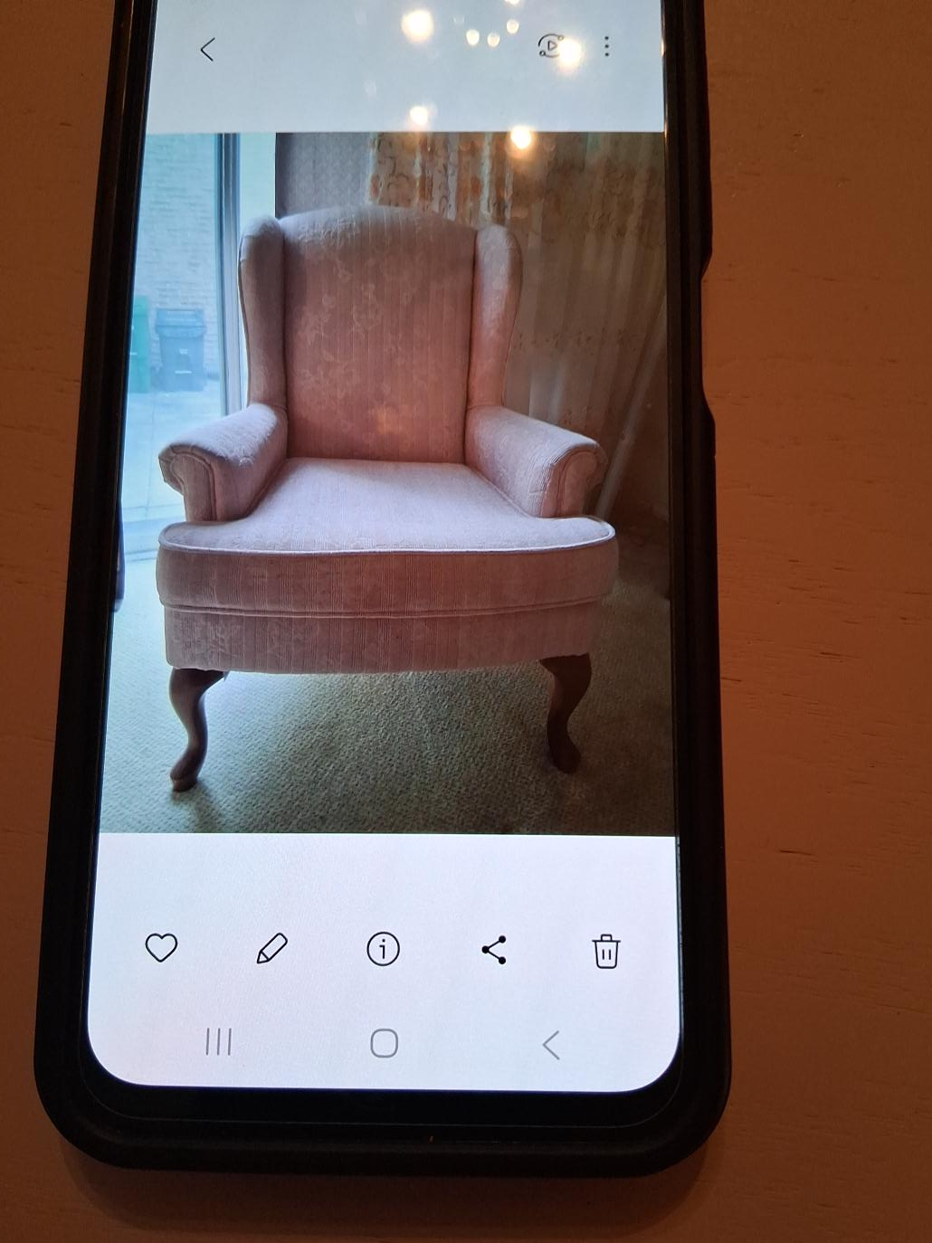 Pink Wingback Armchair image indicator(1)