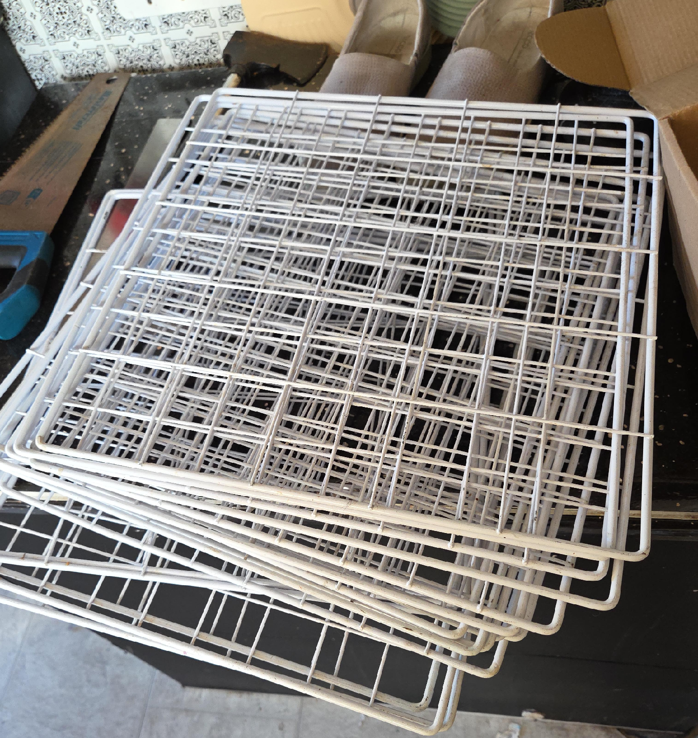 White Wire Shelf Organizers thumbnail