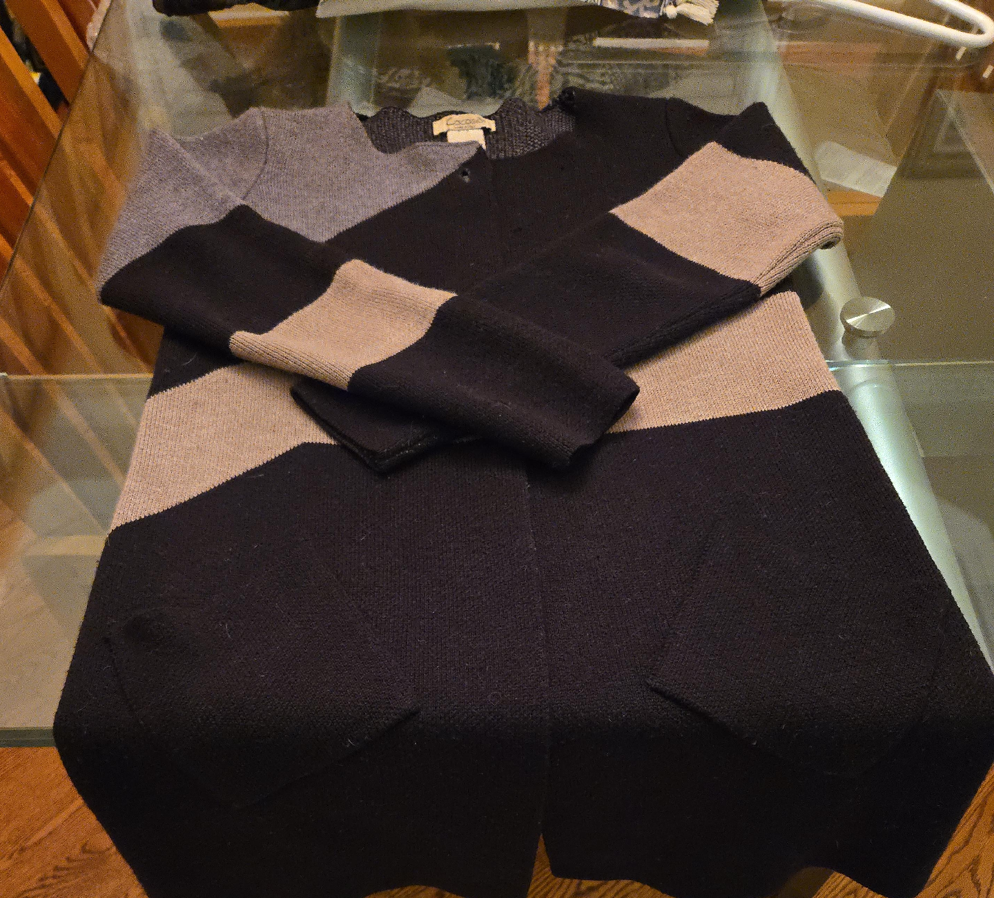 Colourworks Black/Grey Sweater