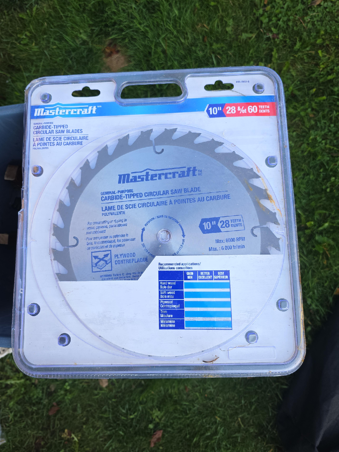 Mastercraft 10" Carbide-Tipped Circular Saw Blade - New thumbnail