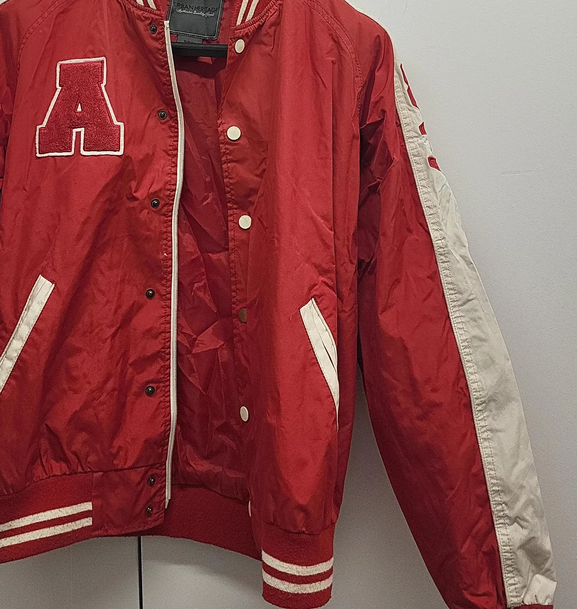 Urban Heritage Red Letterman Jacket