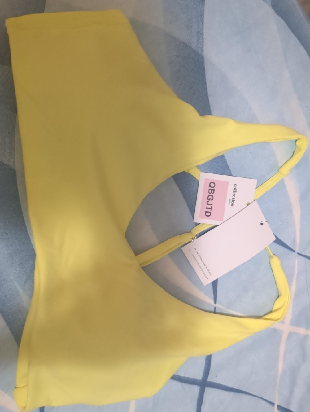 Collection Yellow Sports Bra - Size XL thumbnail