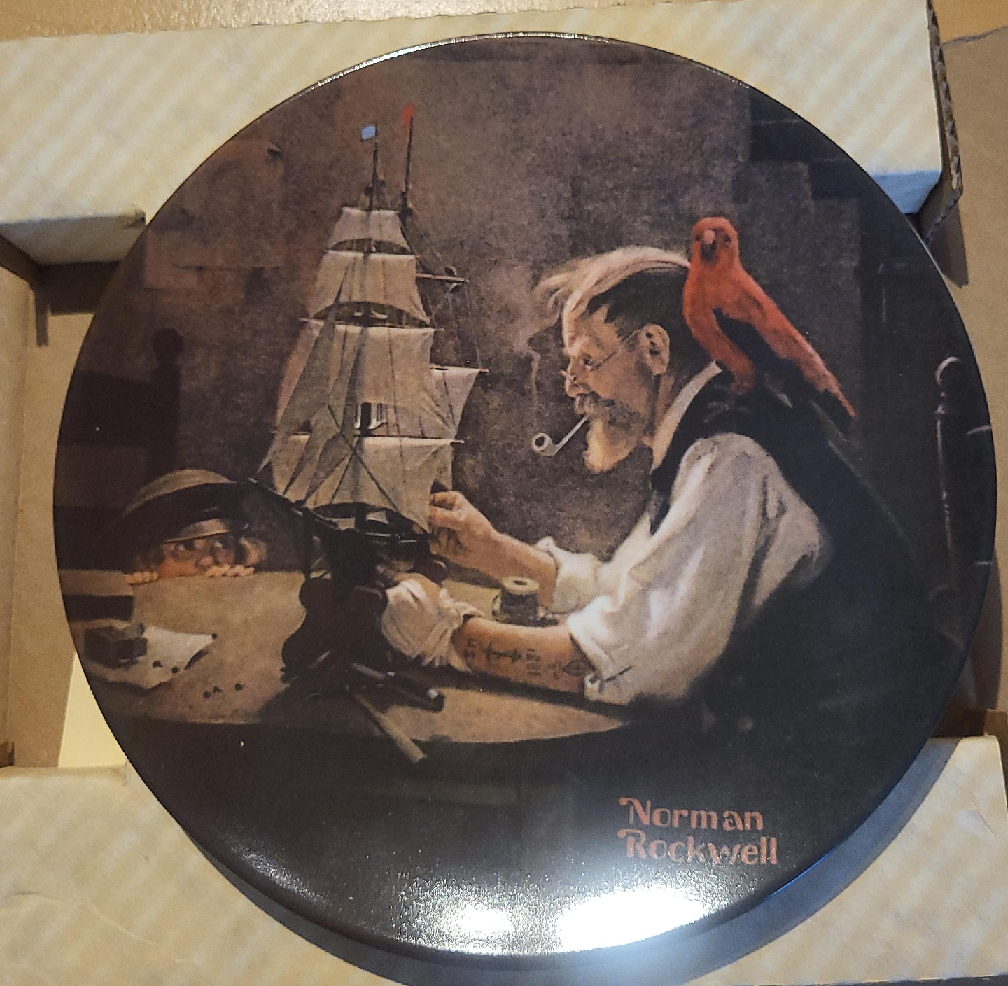Norman Rockwell Decorative Plate image indicator(1)