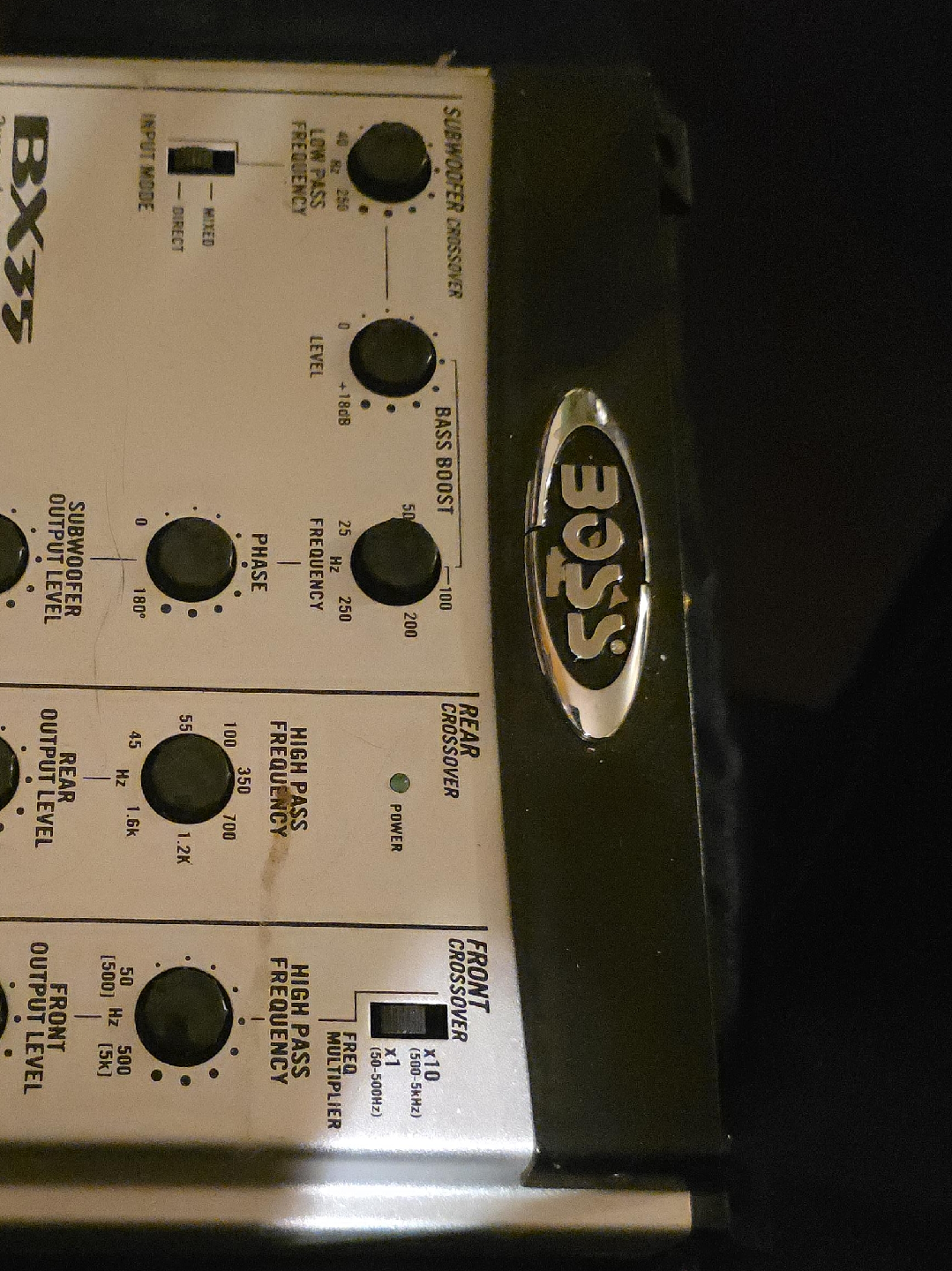 BOSS BX35 Subwoofer Crossover