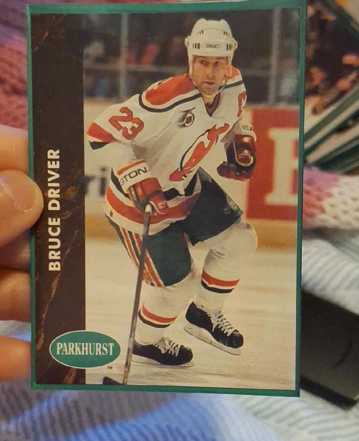 Bruce Driver Parkhurst Hockey Card thumbnail