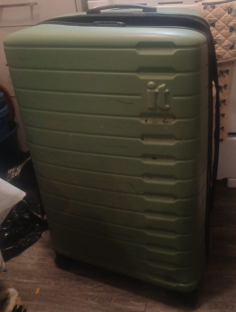 it Luggage Olive Green Suitcase thumbnail