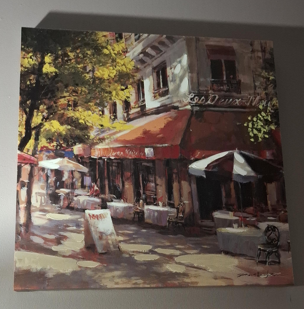 Les Deux Magots Painting