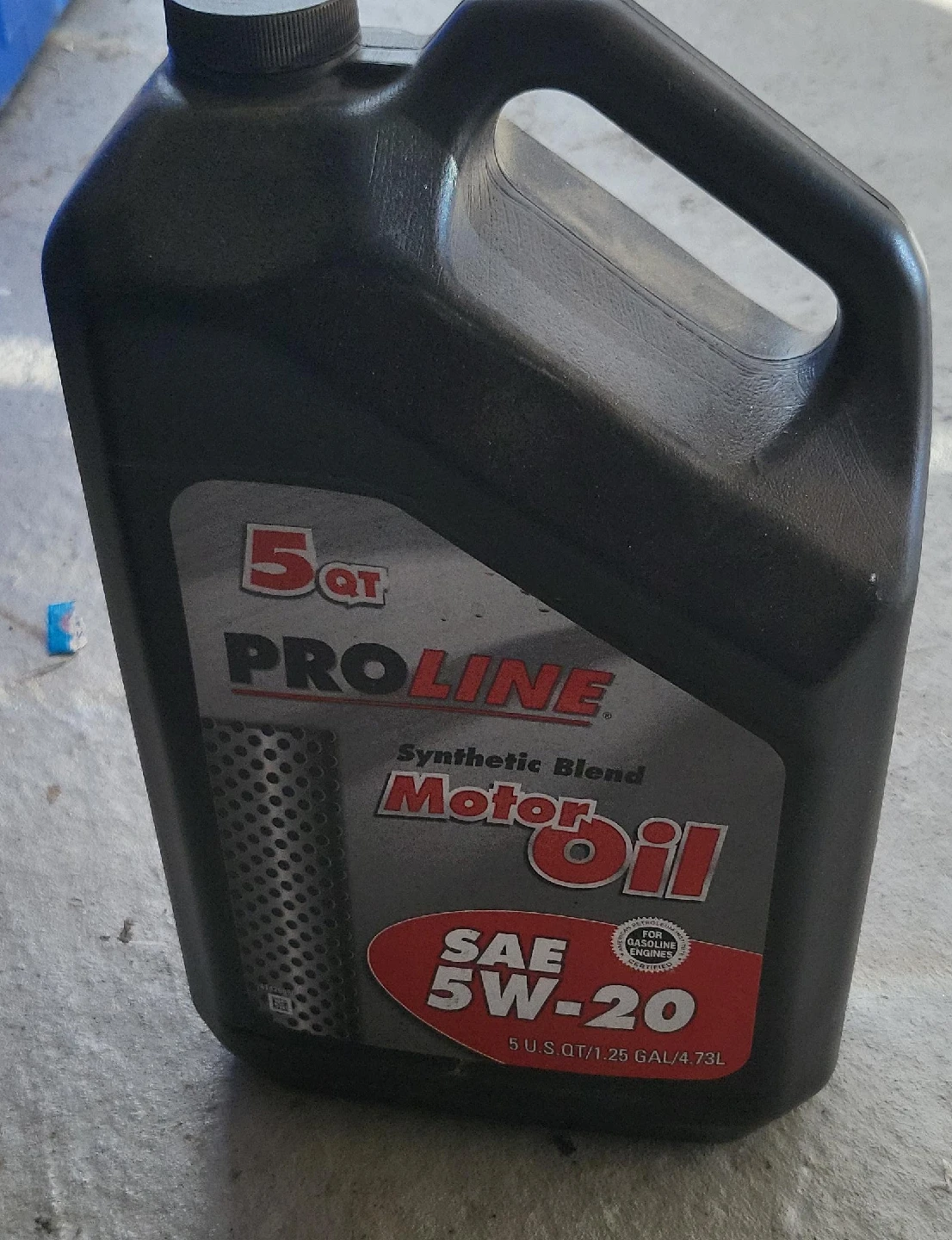 Proline 5W-20 Synthetic Blend Motor Oil - 5 QT