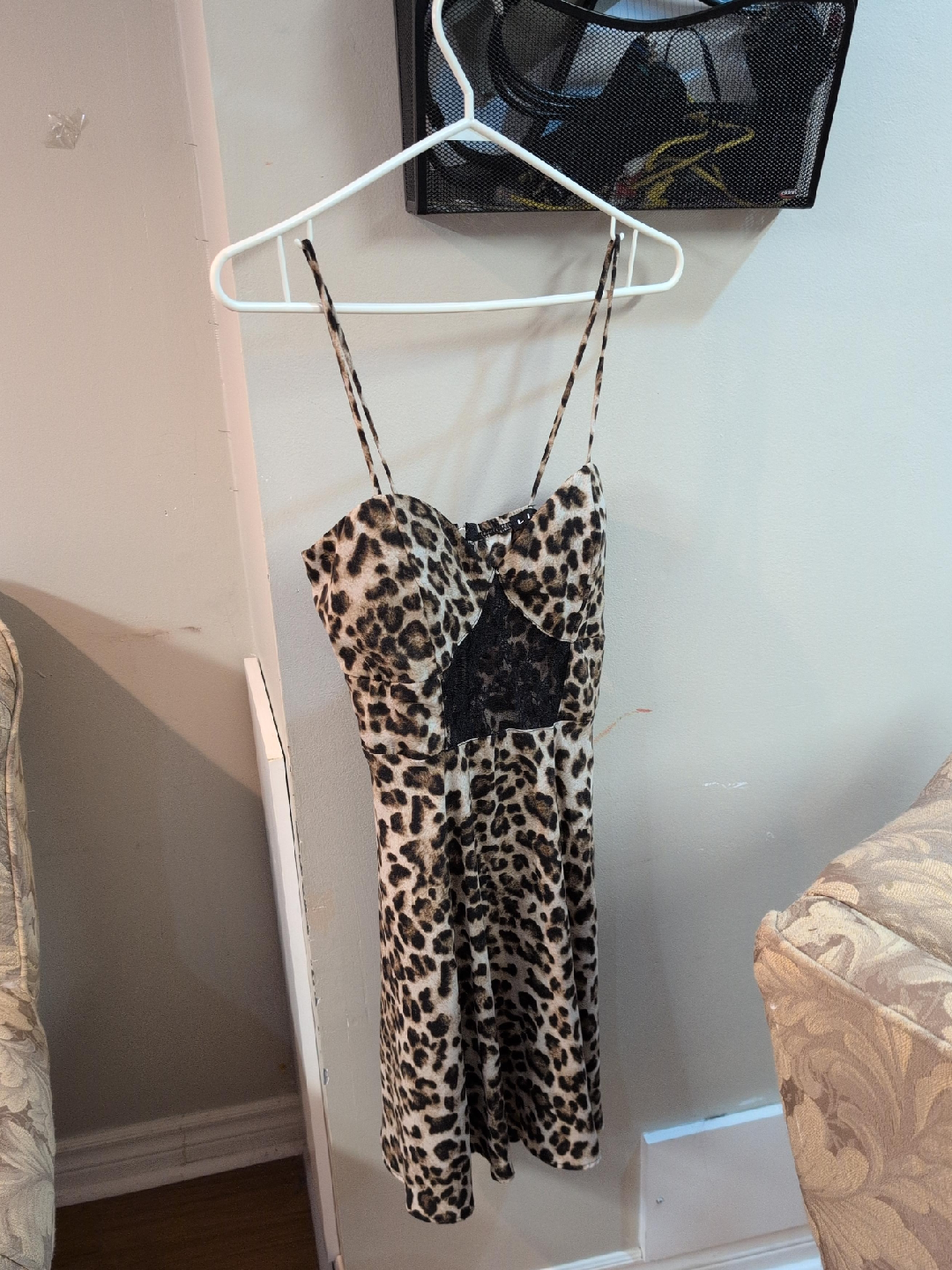 Leopard Print Mini Dress thumbnail