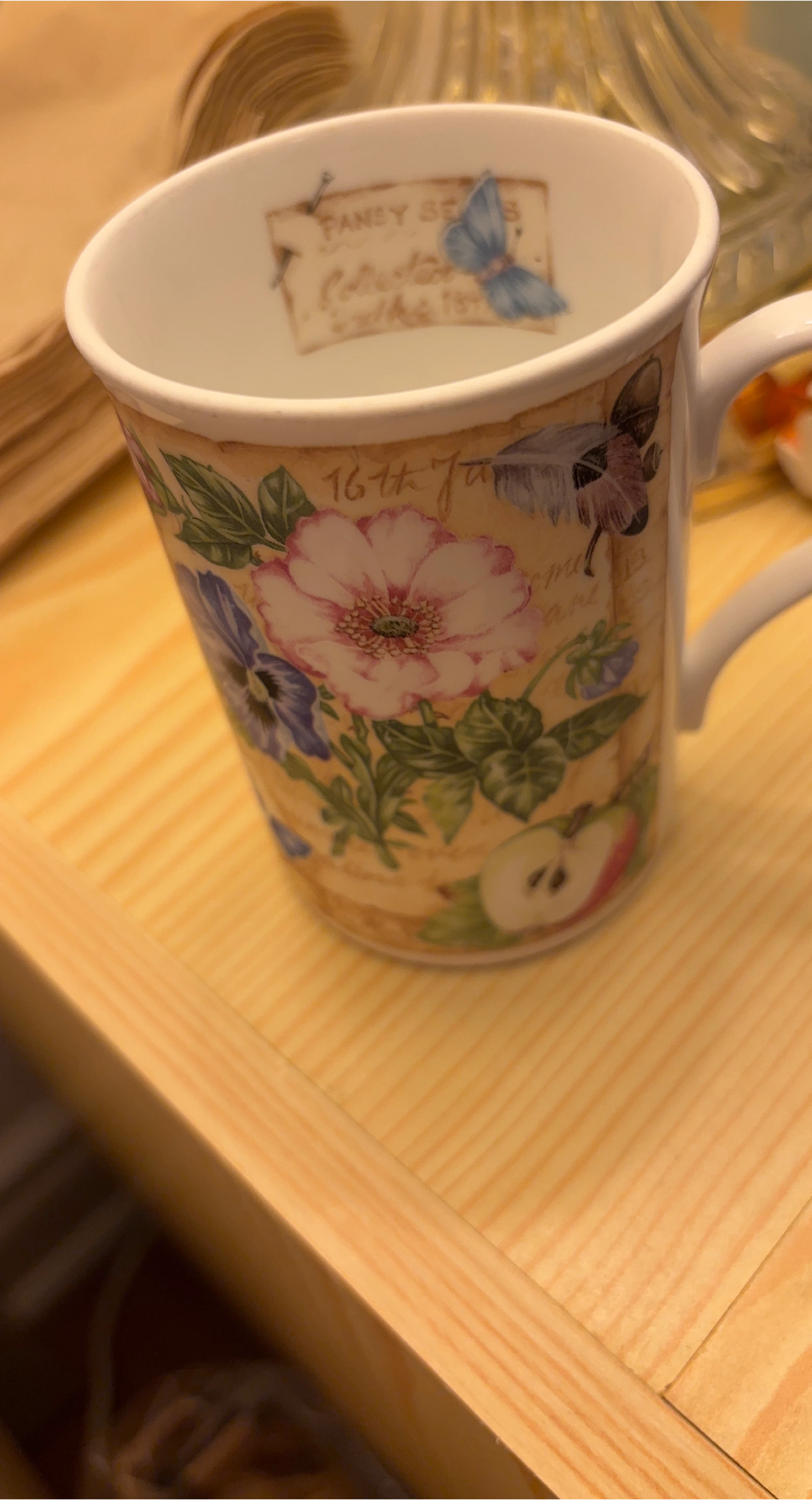 Pansy Street Collection Floral Mug thumbnail