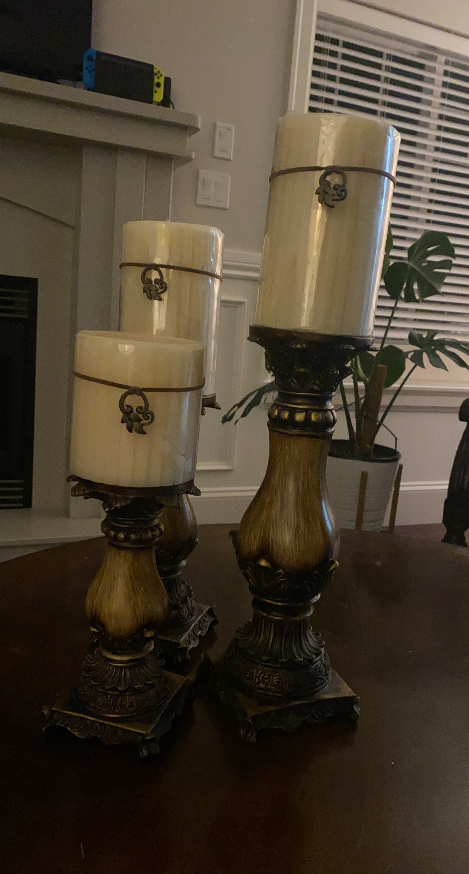 Candle Holder Set - Decorative Home Accent