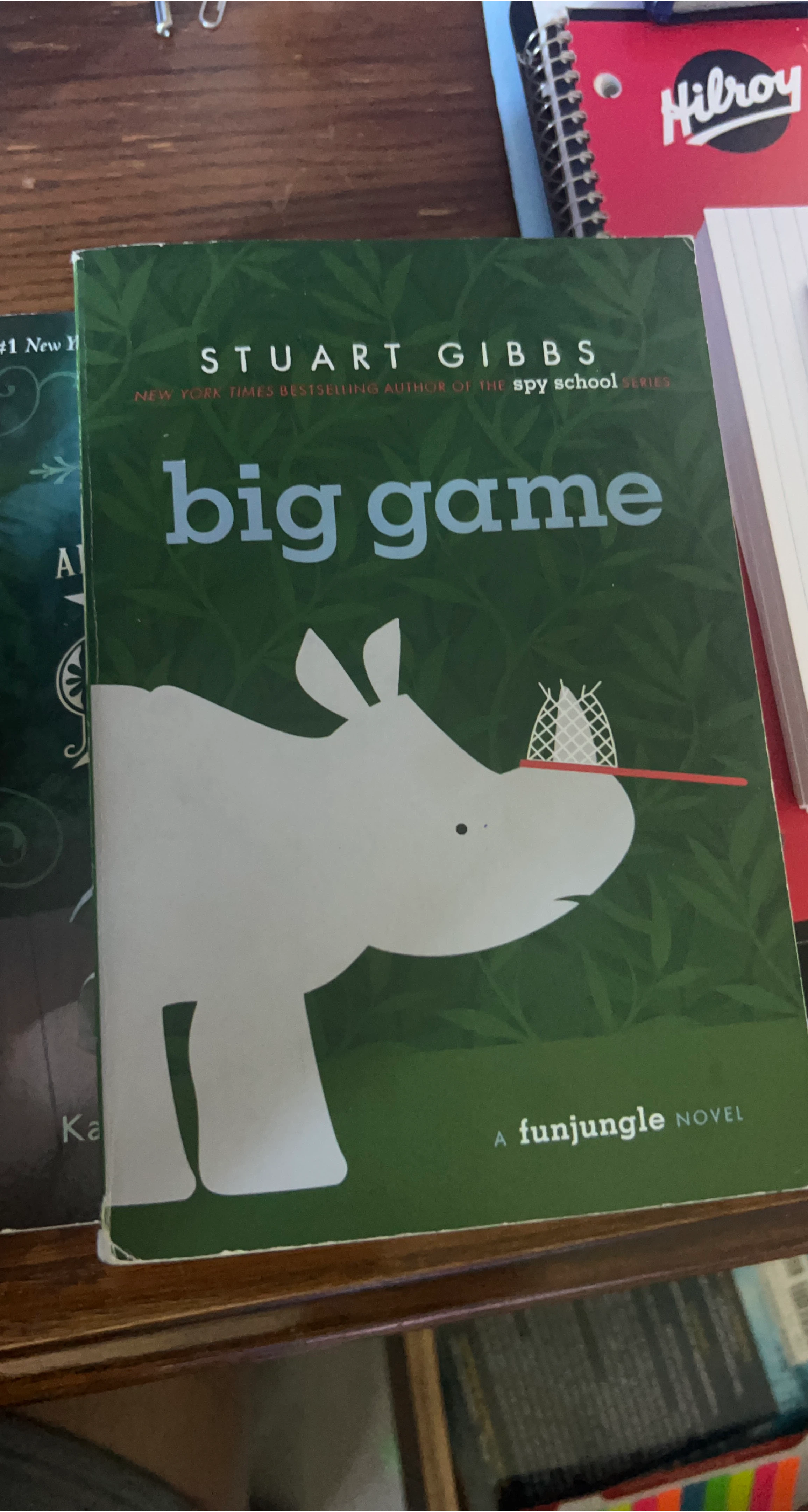 Big Game by Stuart Gibbs (FunJungle Novel) thumbnail