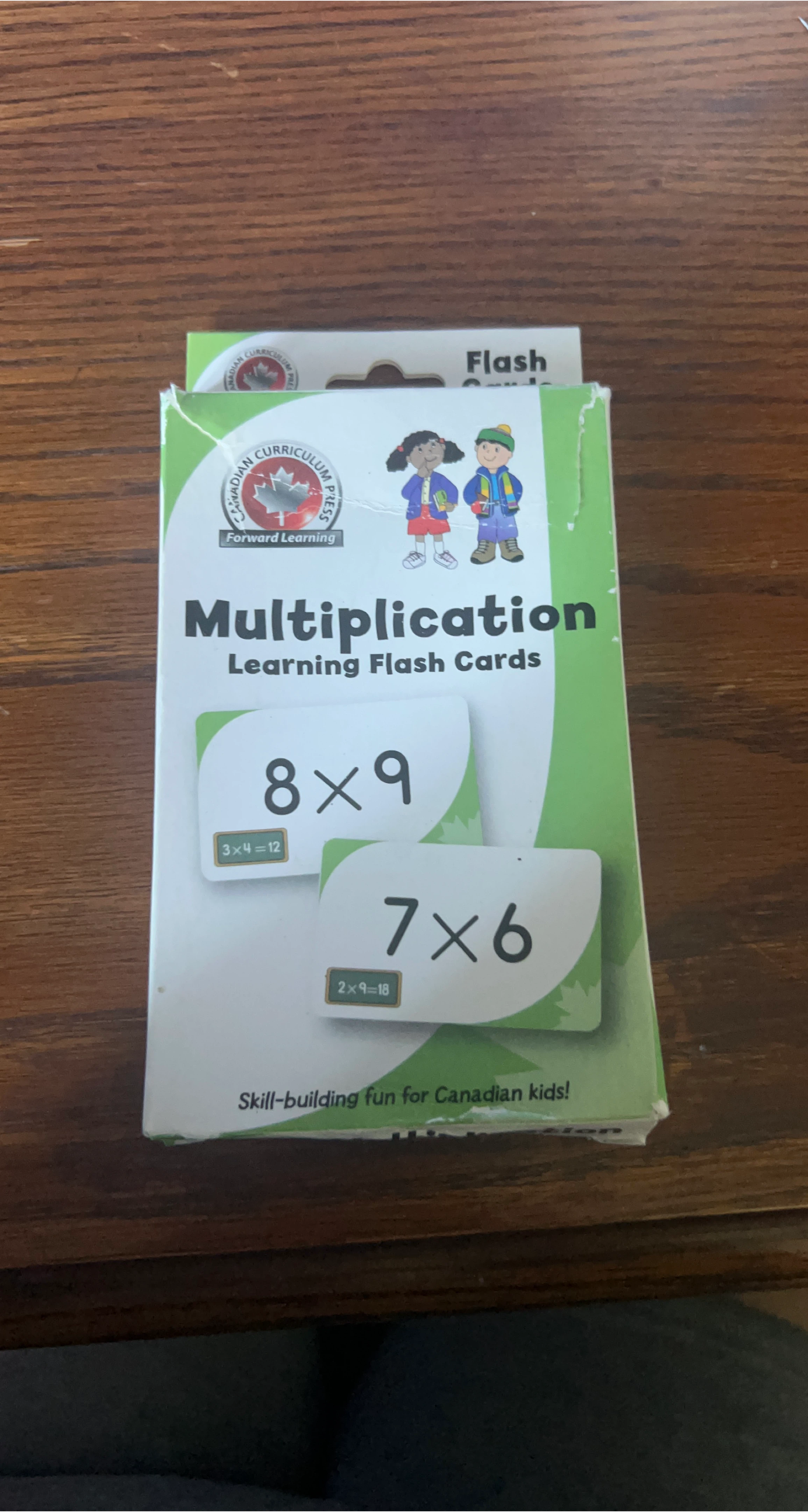 Multiplication Learning Flash Cards thumbnail