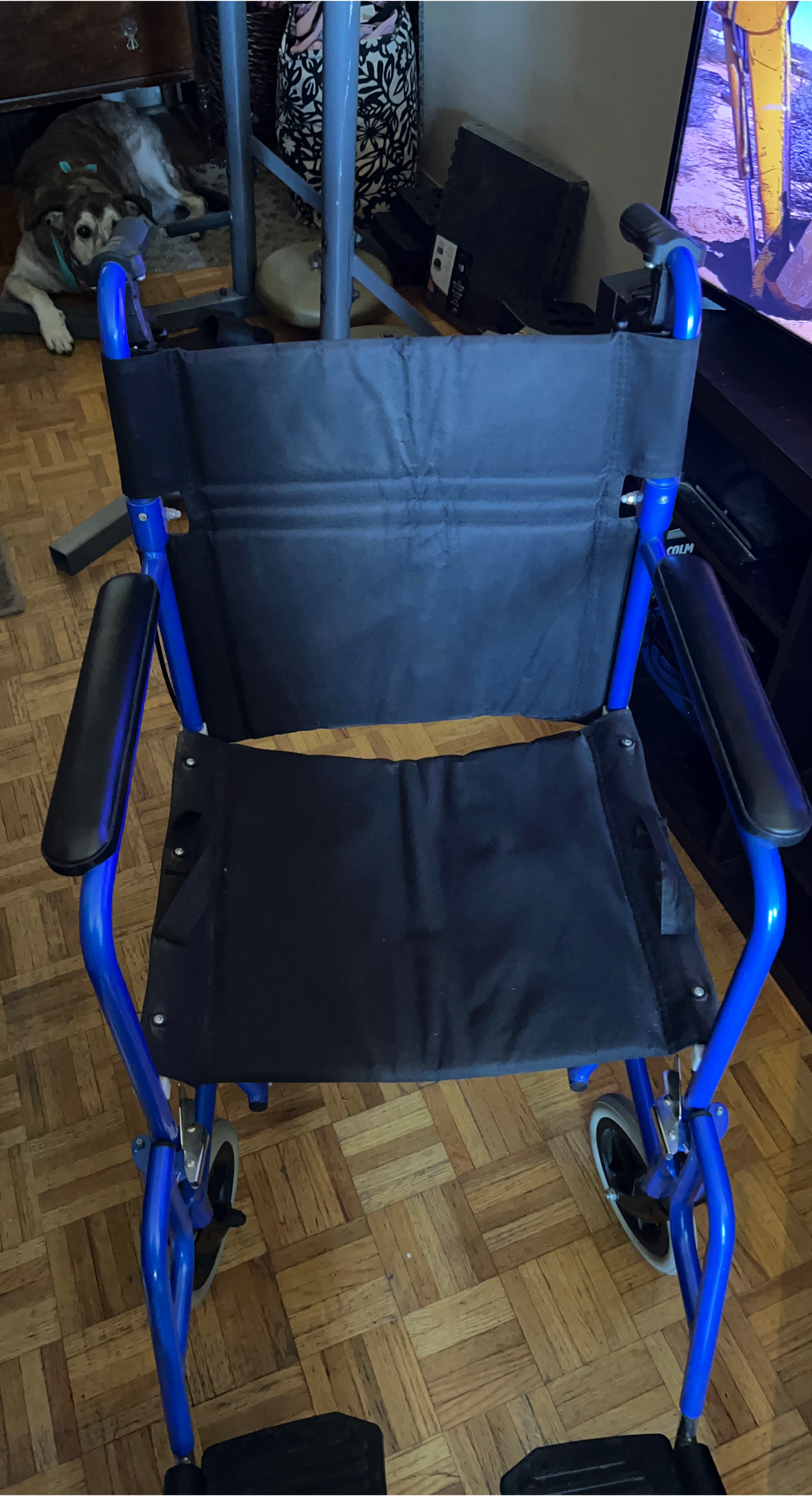 Blue Wheelchair