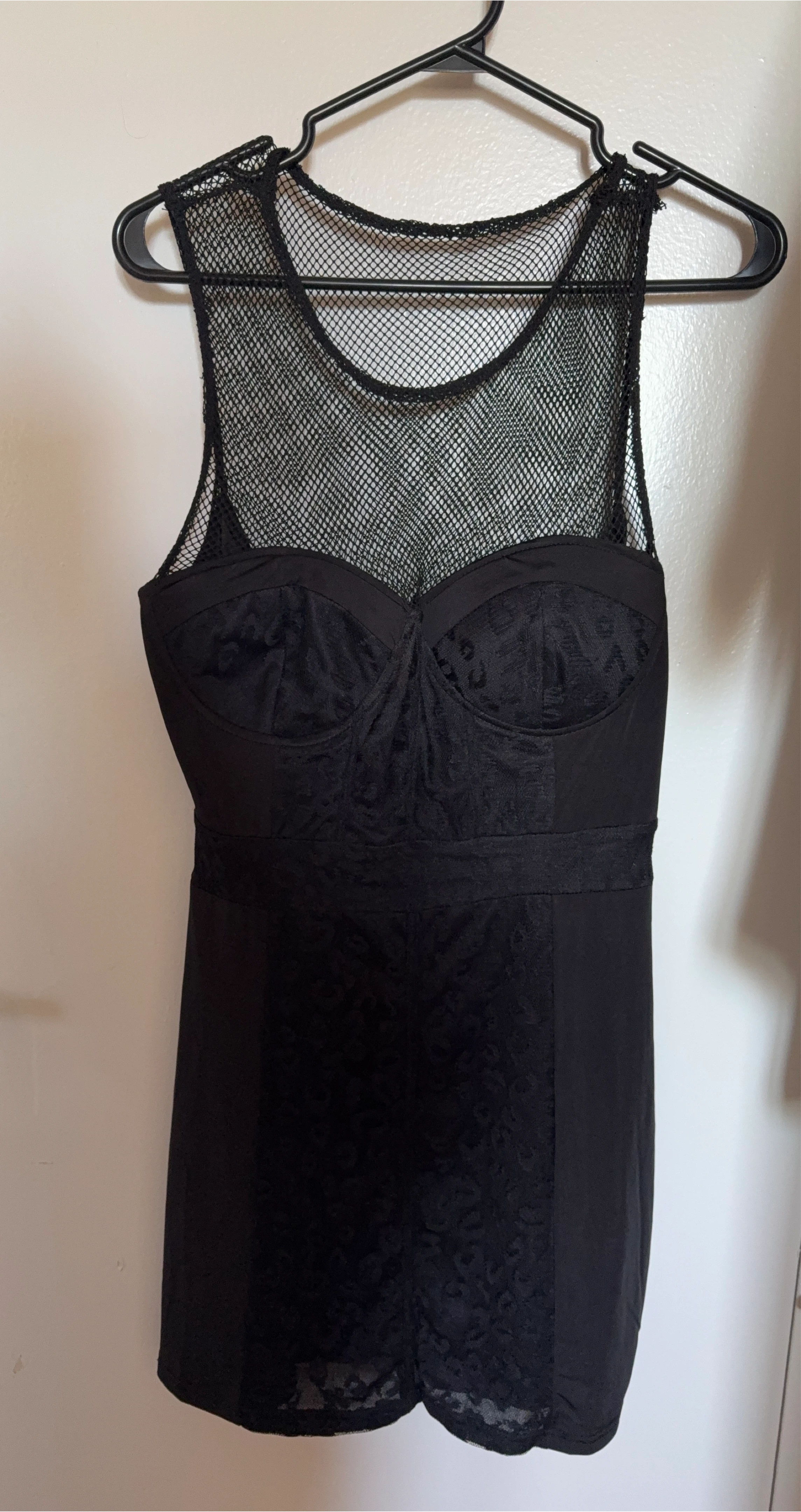 Black Mesh Top Dress image indicator(1)
