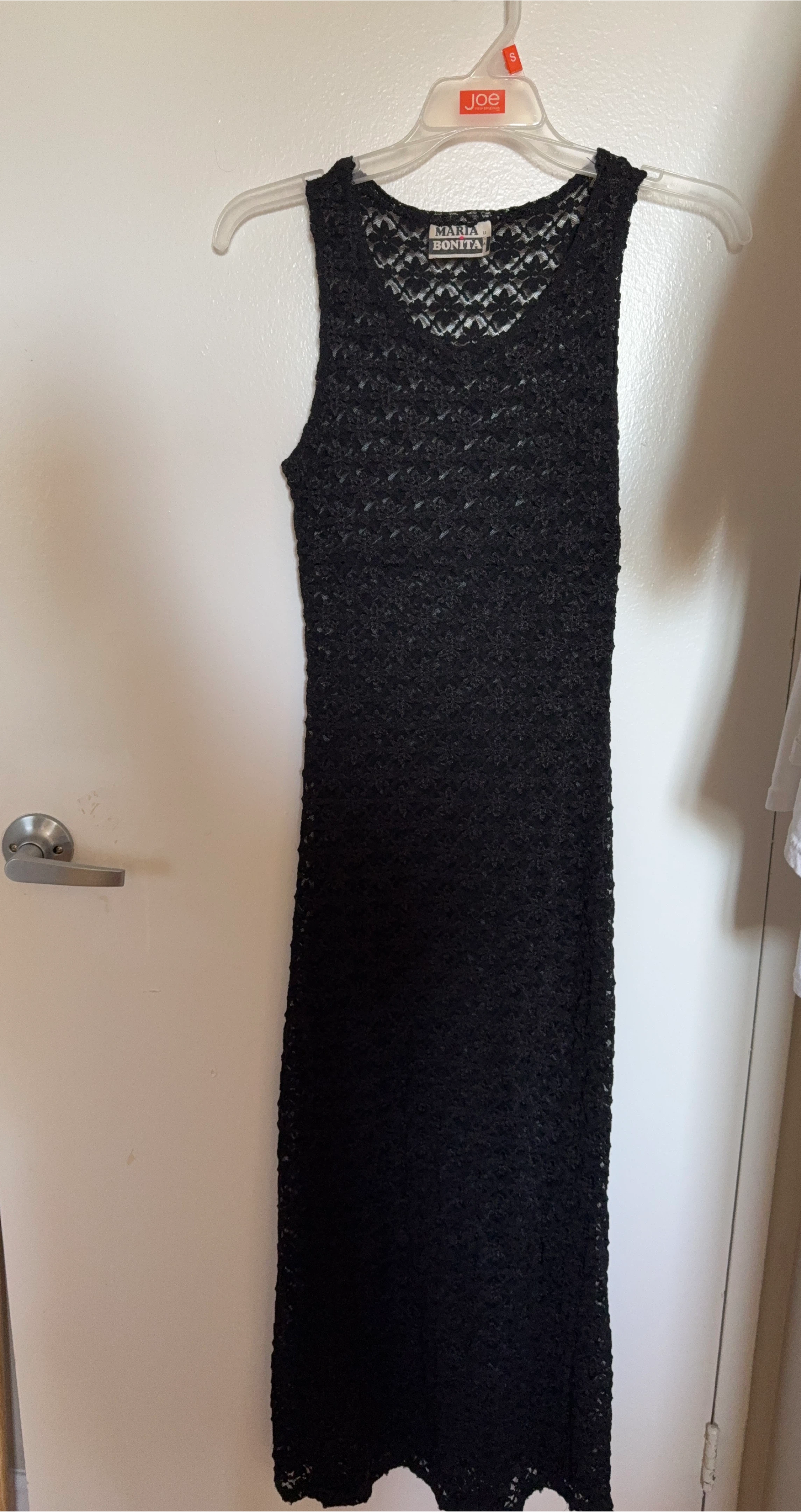 Maria Bonita Black Lace Dress