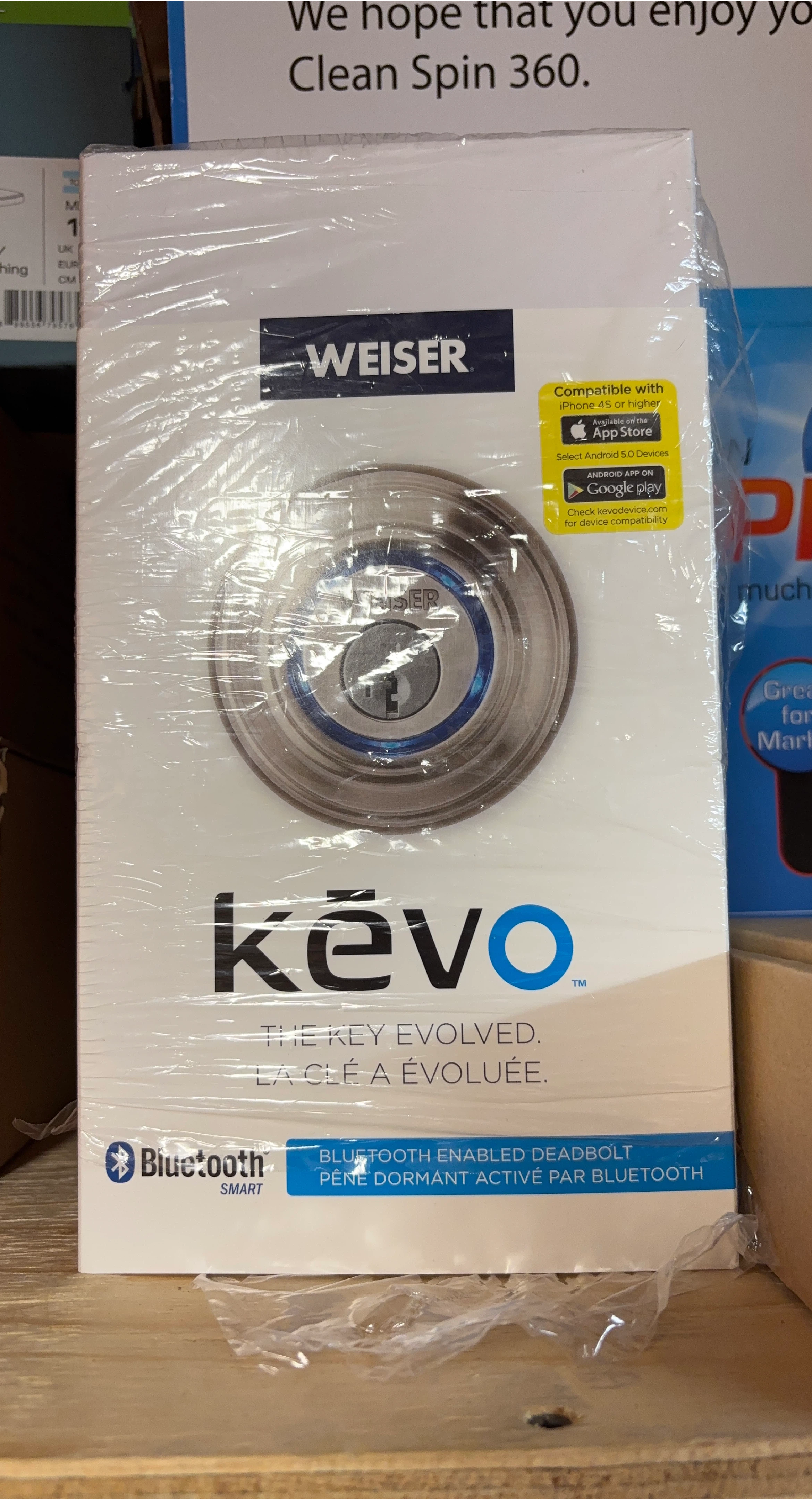 New Weiser Kevo Bluetooth Enabled Deadbolt thumbnail