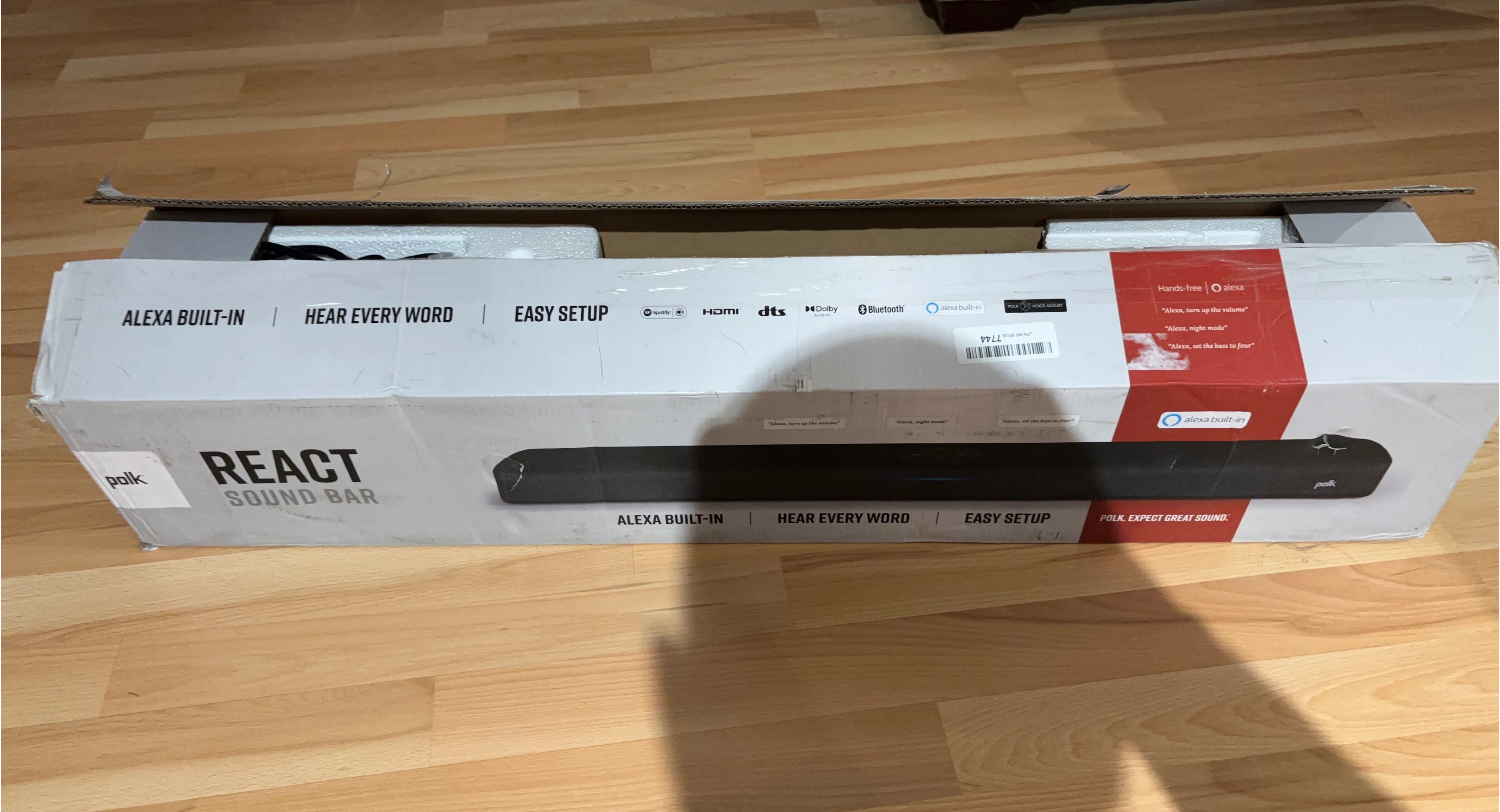 Polk React Sound Bar with Alexa Built-in thumbnail