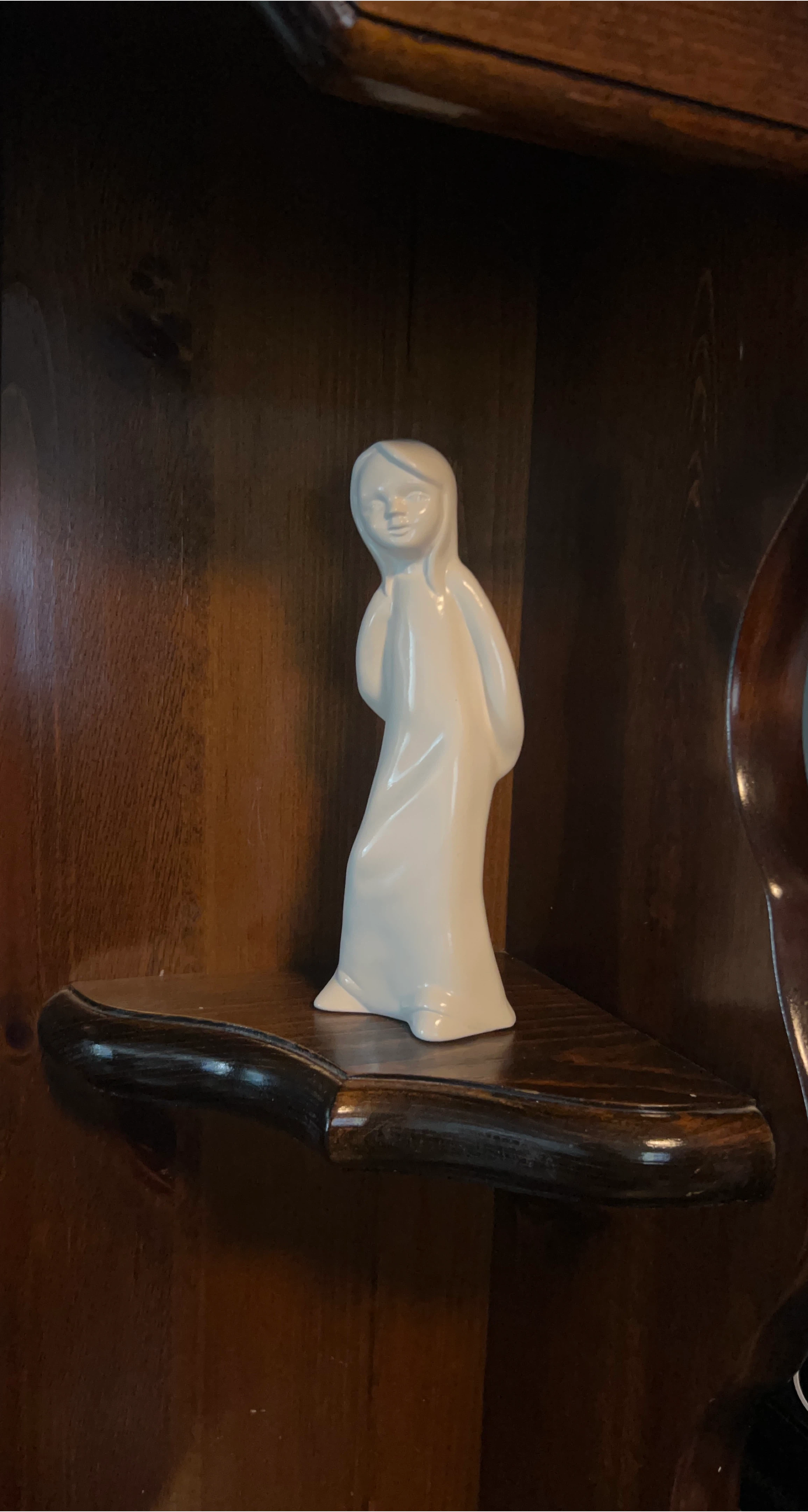 Vintage Ceramic Girl Figurine thumbnail