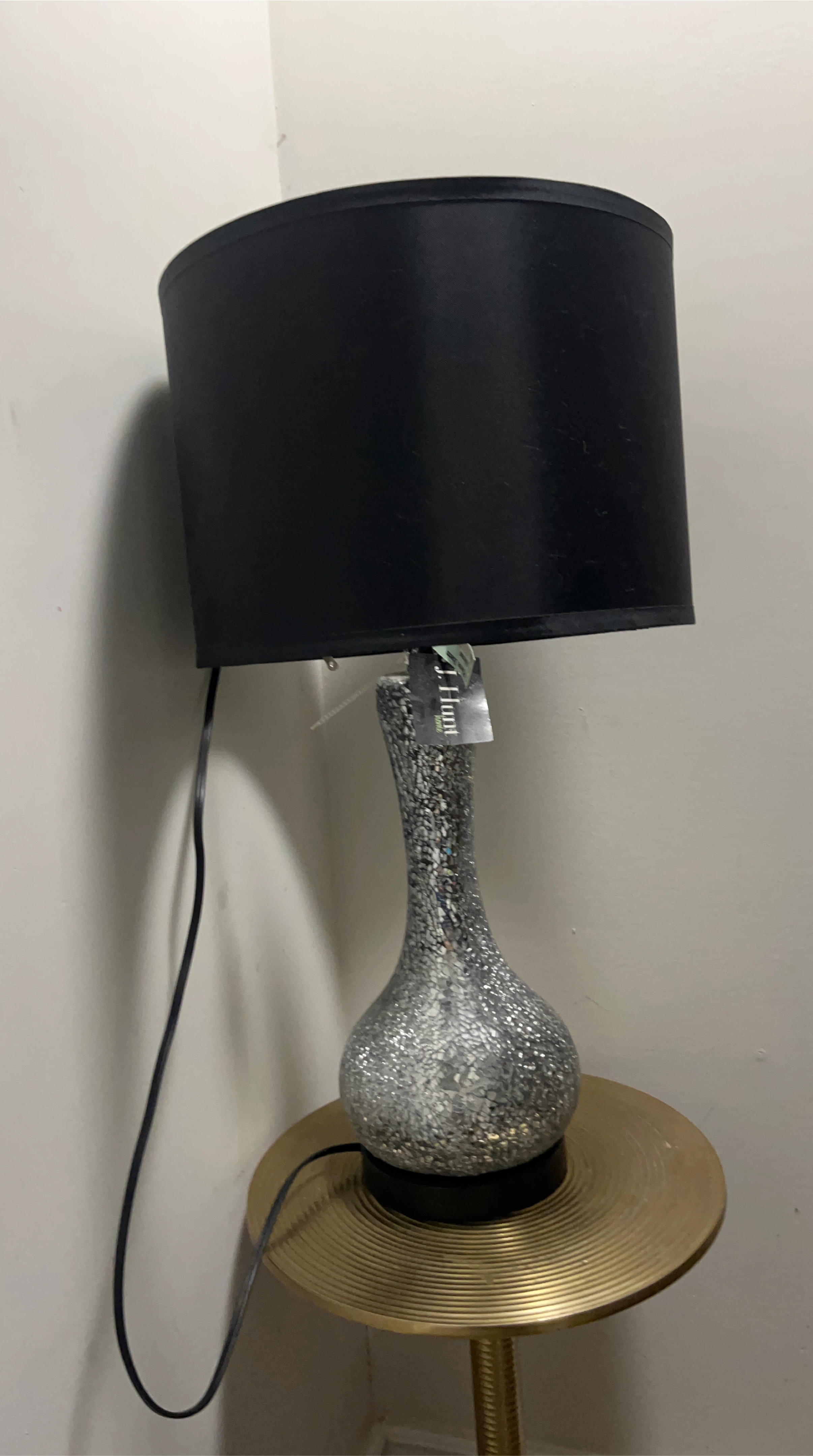 J. Hunt Home Black Lampshade Table Lamp thumbnail