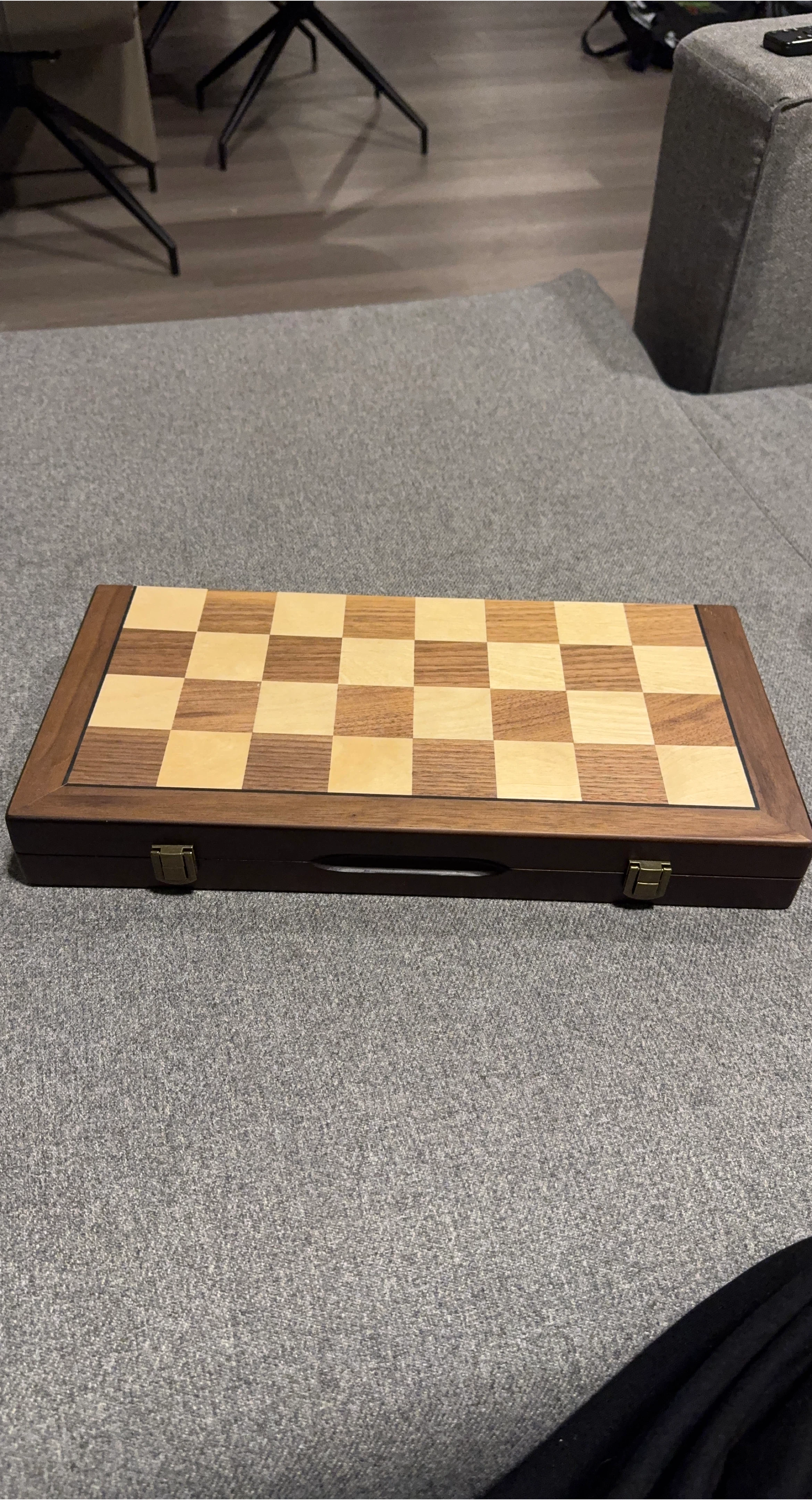 Magnetic Wooden Chess Set with Storage Case thumbnail