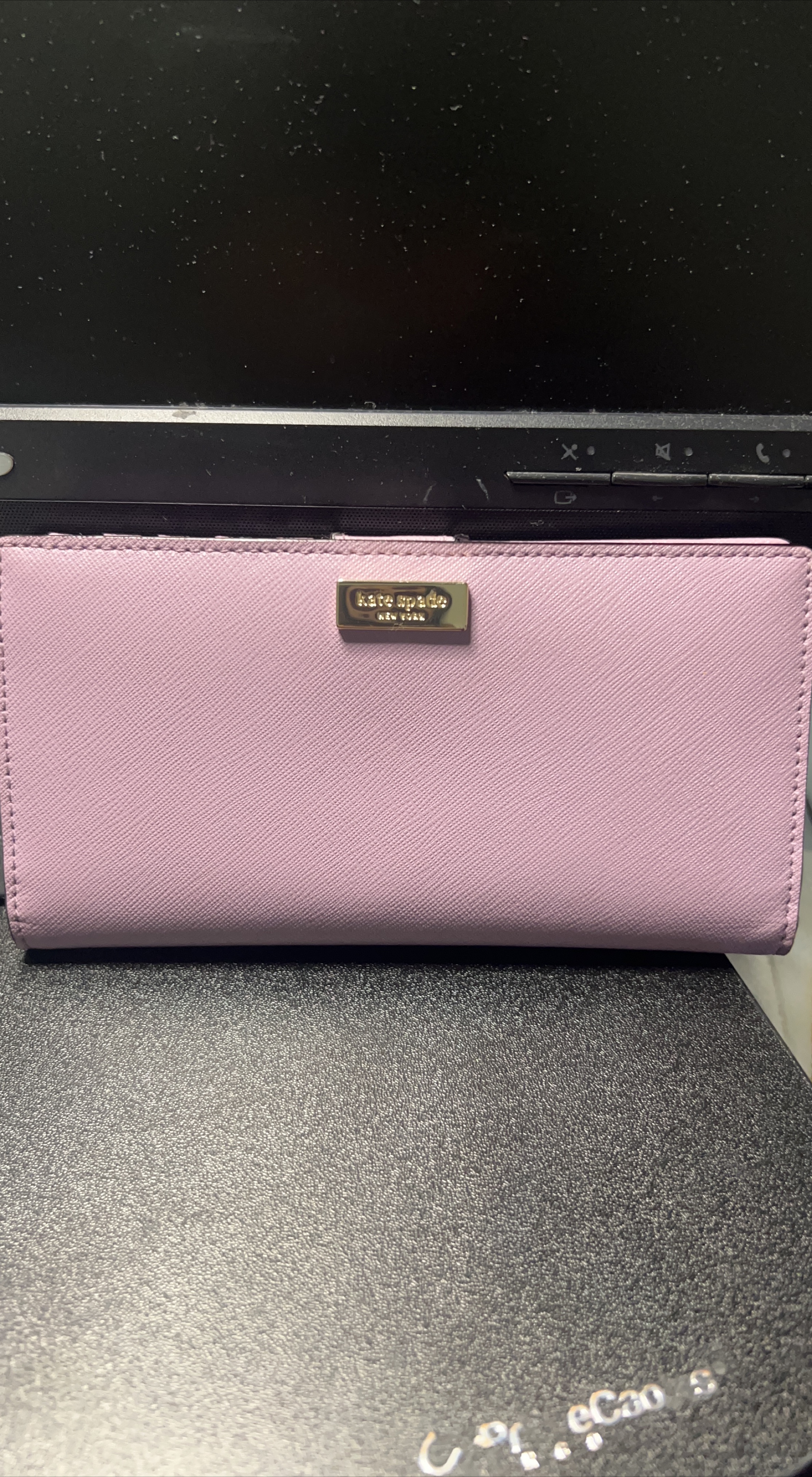 Kate Spade Saffiano Leather Wallet - Lavender thumbnail