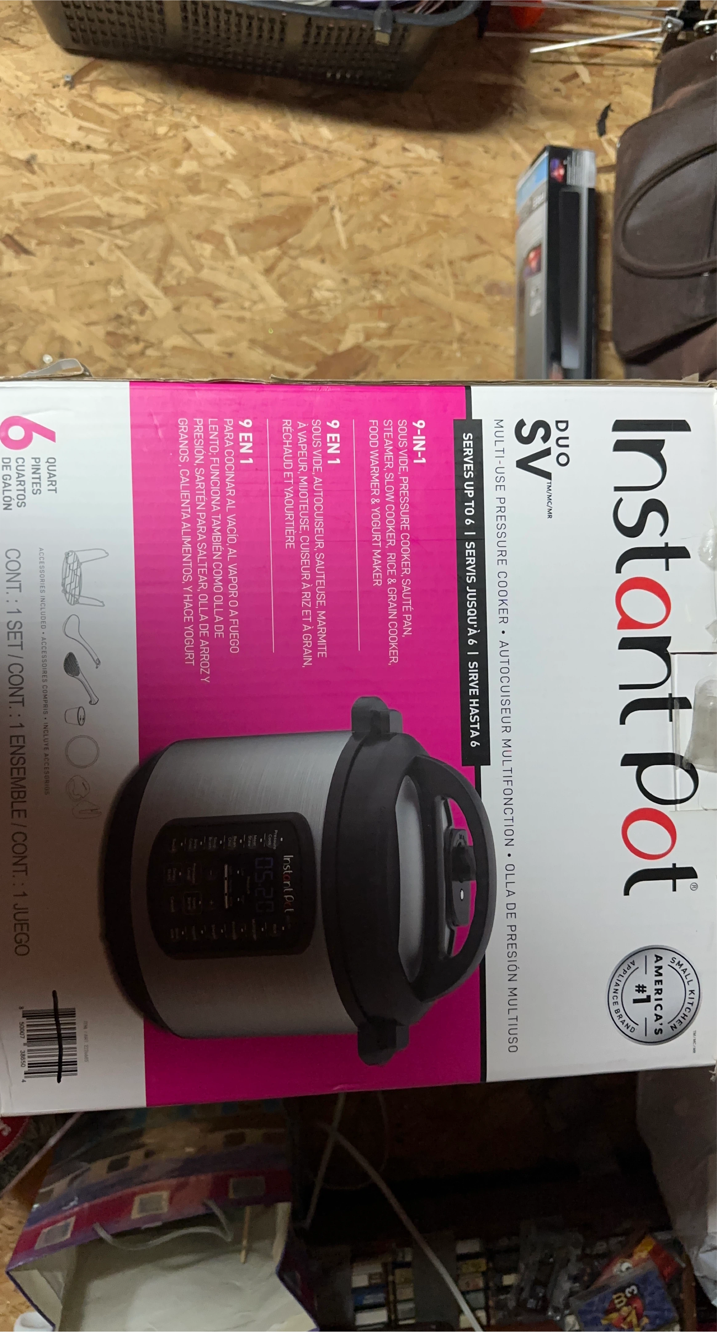 Instant Pot Duo SV 6 Quart - Multi-Use Cooker thumbnail