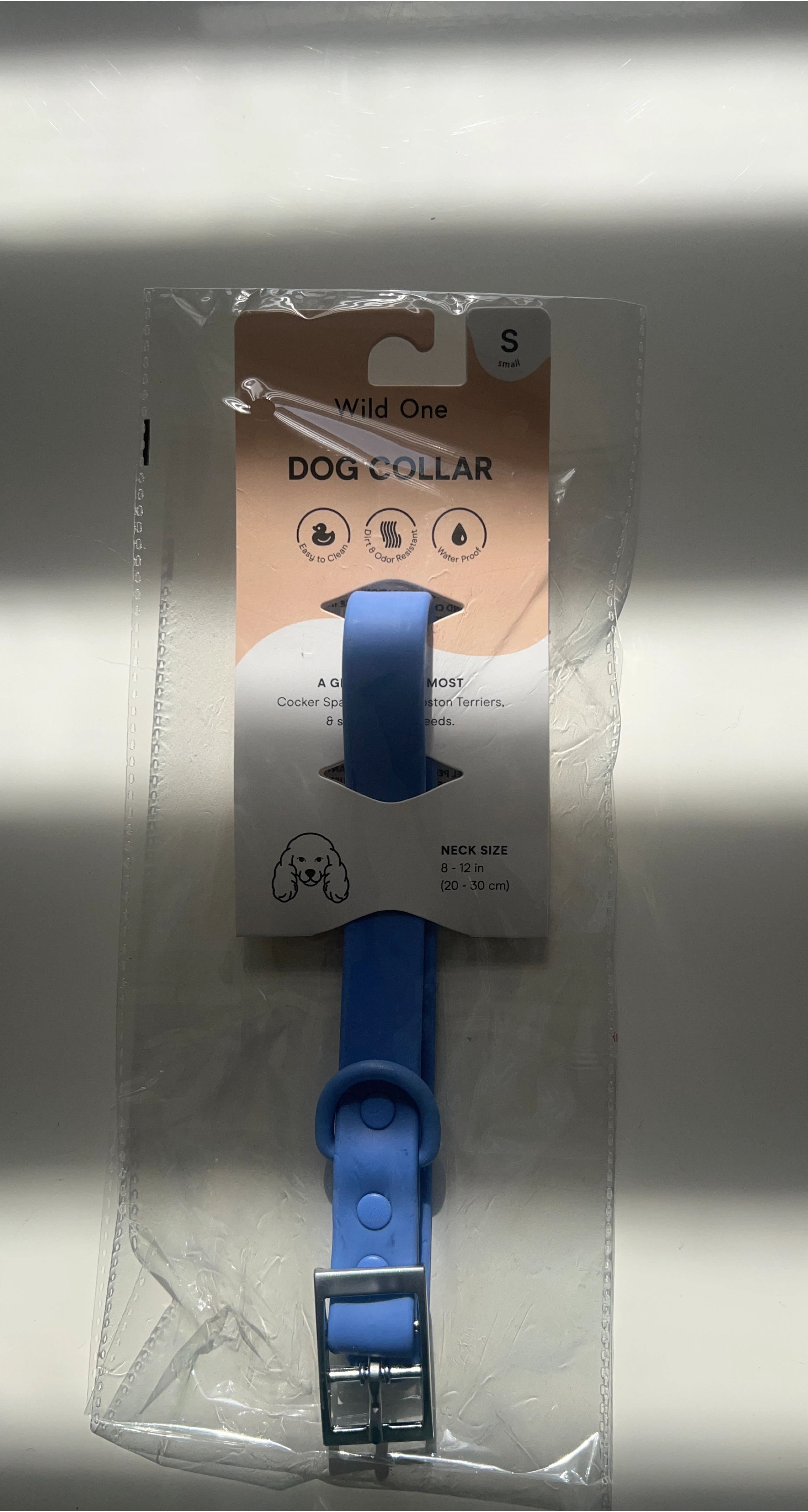 New Wild One Small Blue Dog Collar thumbnail