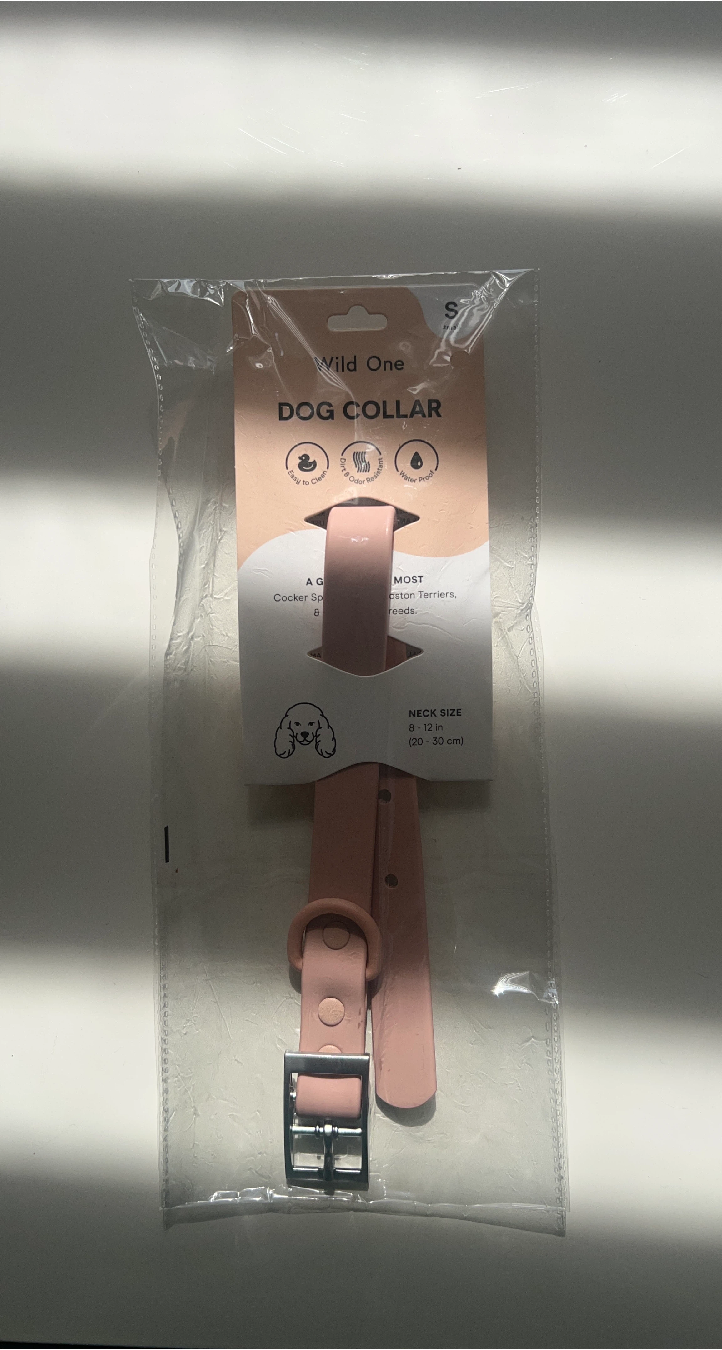 New Wild One Pink Dog Collar - Size Small thumbnail