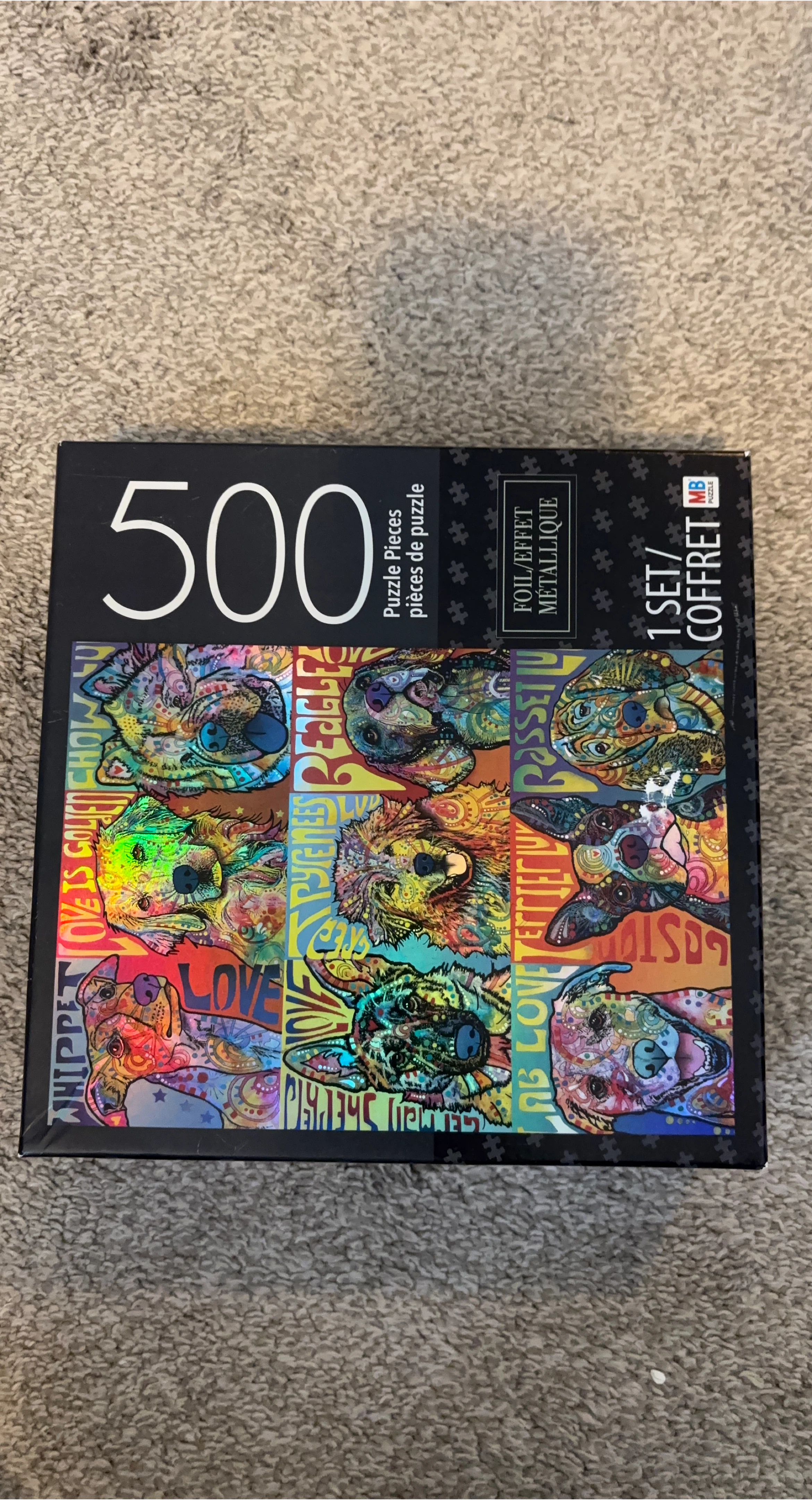 MB Puzzle 500 Pieces - Foil Effect thumbnail