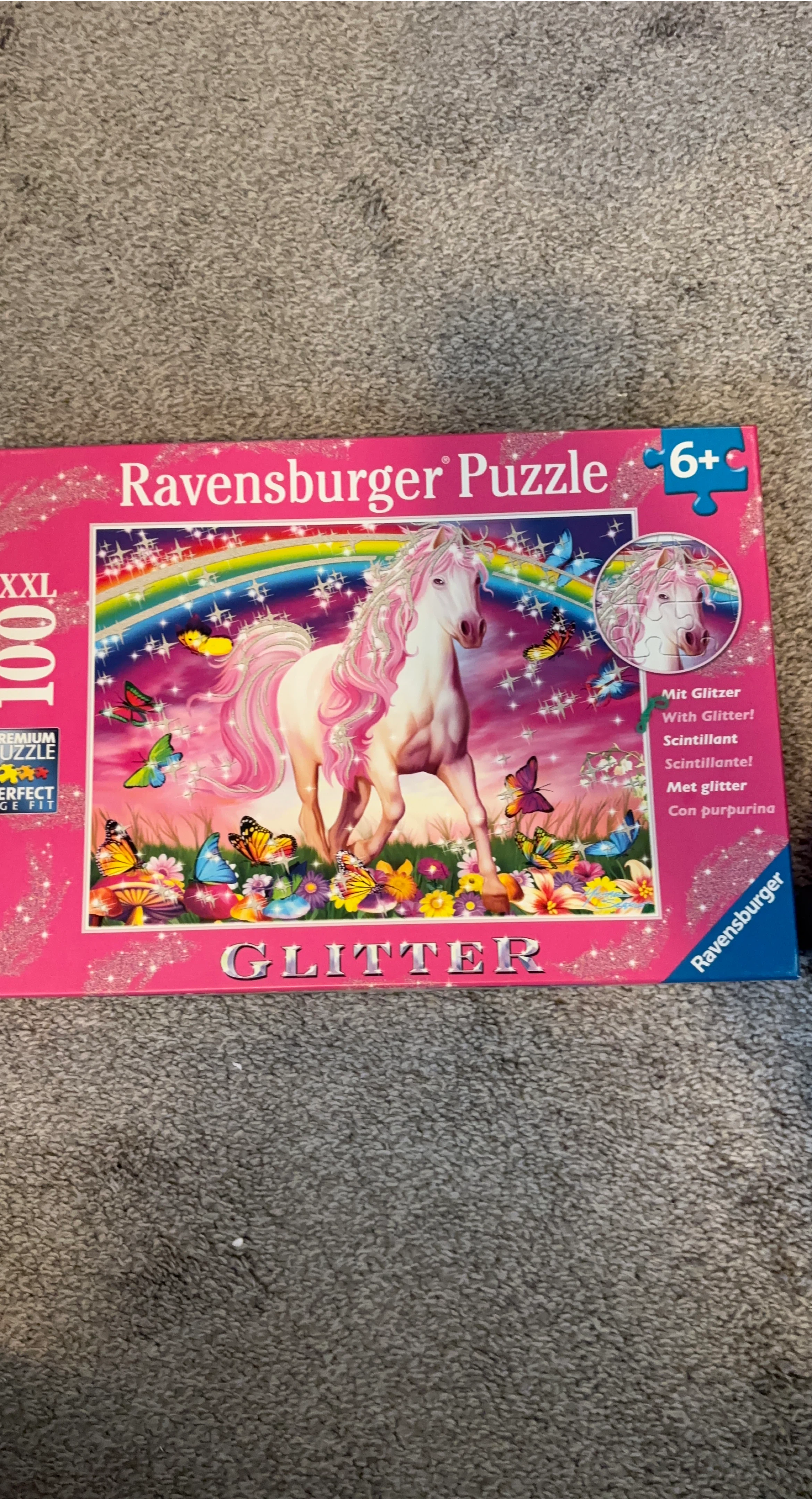 Ravensburger Glitter Unicorn 100 XXL Puzzle - Ages 6+ thumbnail